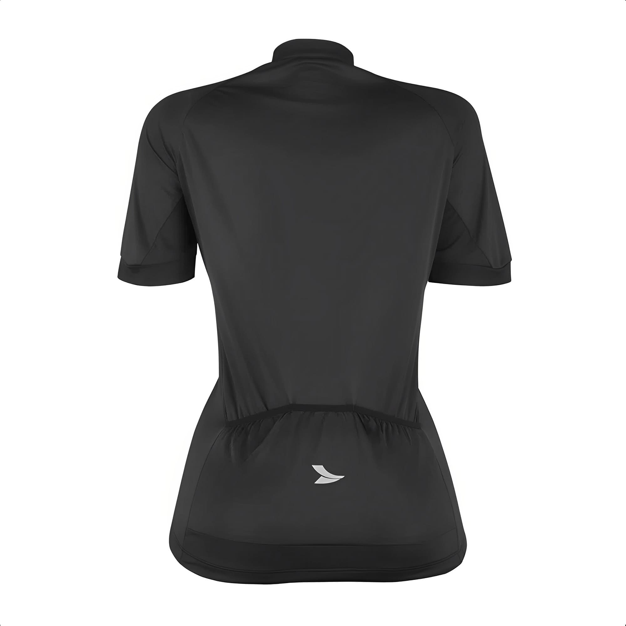 Camisa De Ciclismo Sport Feminina Preto Tamanho GG Dryfit Evita o Mau Odor Atrio - VB030