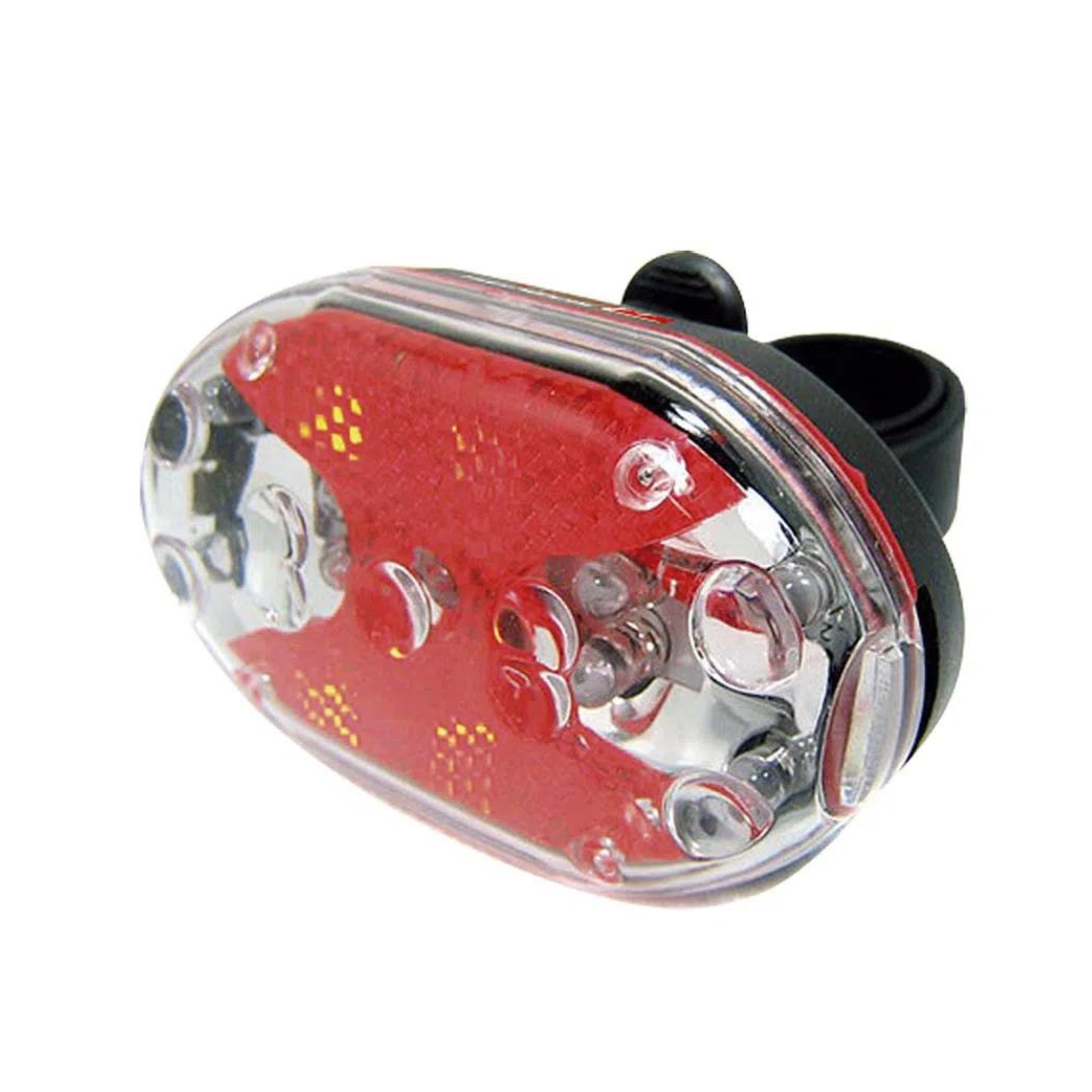 Farol de LED Traseiro p/ Bike Sinalização c/ suporte ilumina até 15M BI005 - ATRIO