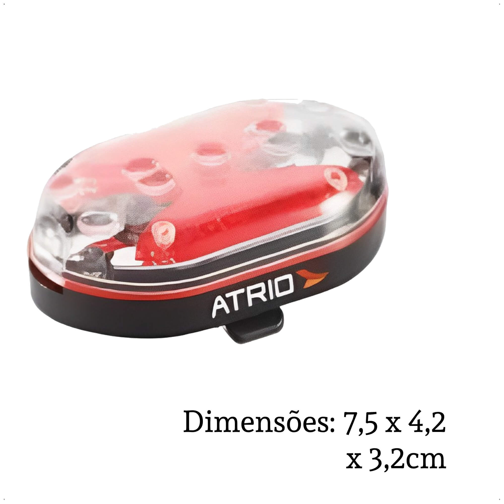 Kit Farol + Lanterna para Biclicleta Resistente à Àgua Ilumina15 Metros Atrio - BI006