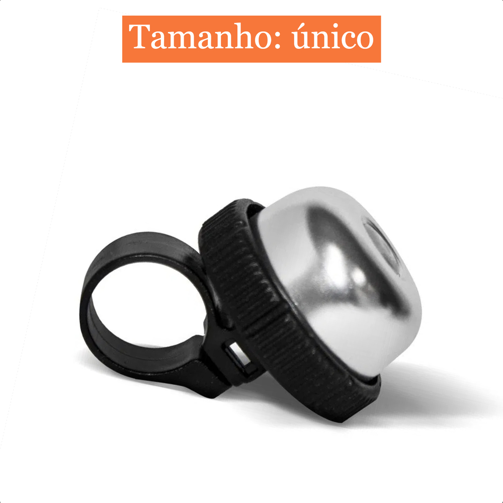 Buzina Campainha Para Bicicleta Tamanho Único Com Acionamento Por Rotação E Fixação Atrio BI125