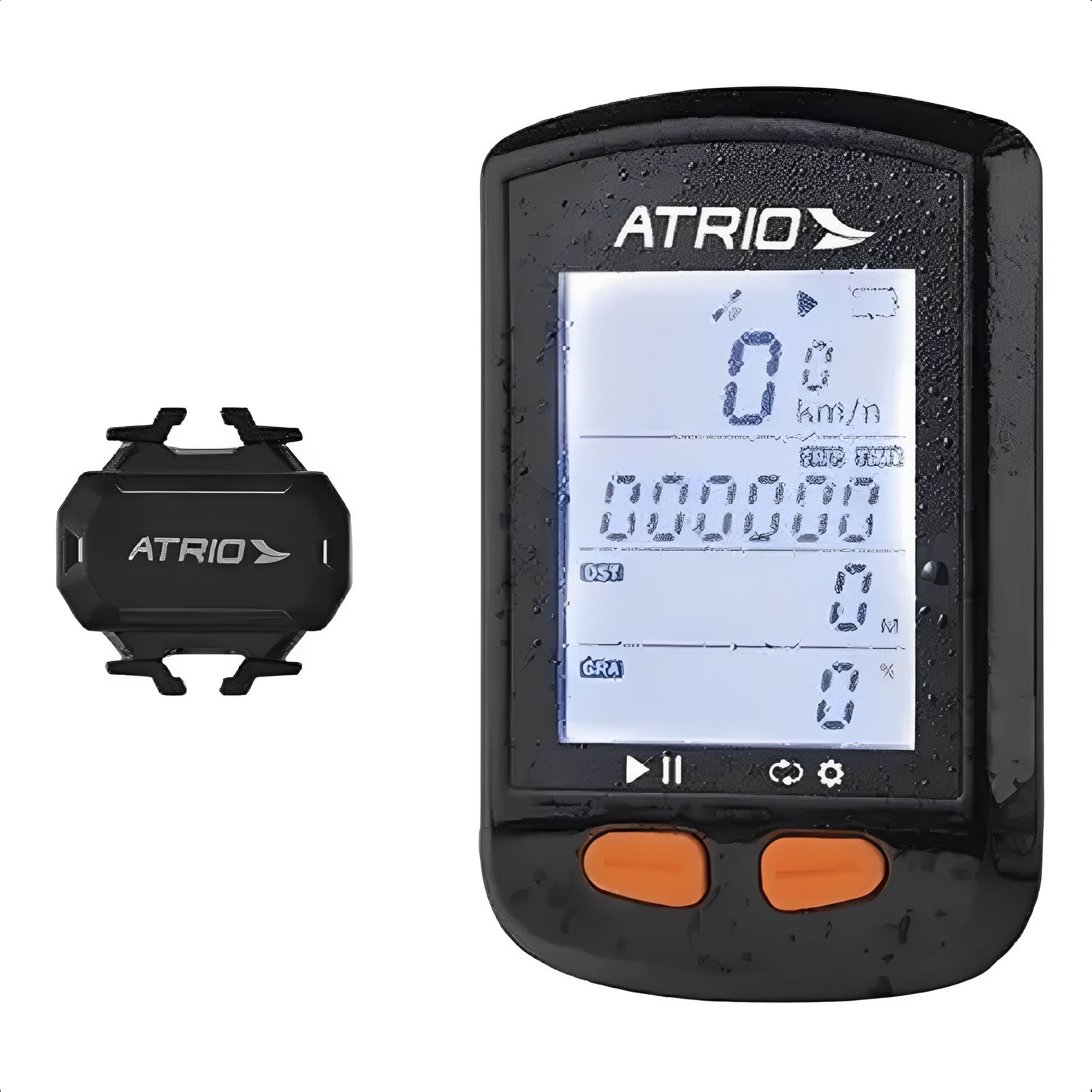 GPS Steel para Bicicleta Ciclismo Com Sensor De Cadência Resistente a Água Bluetooth Atrio - BI132