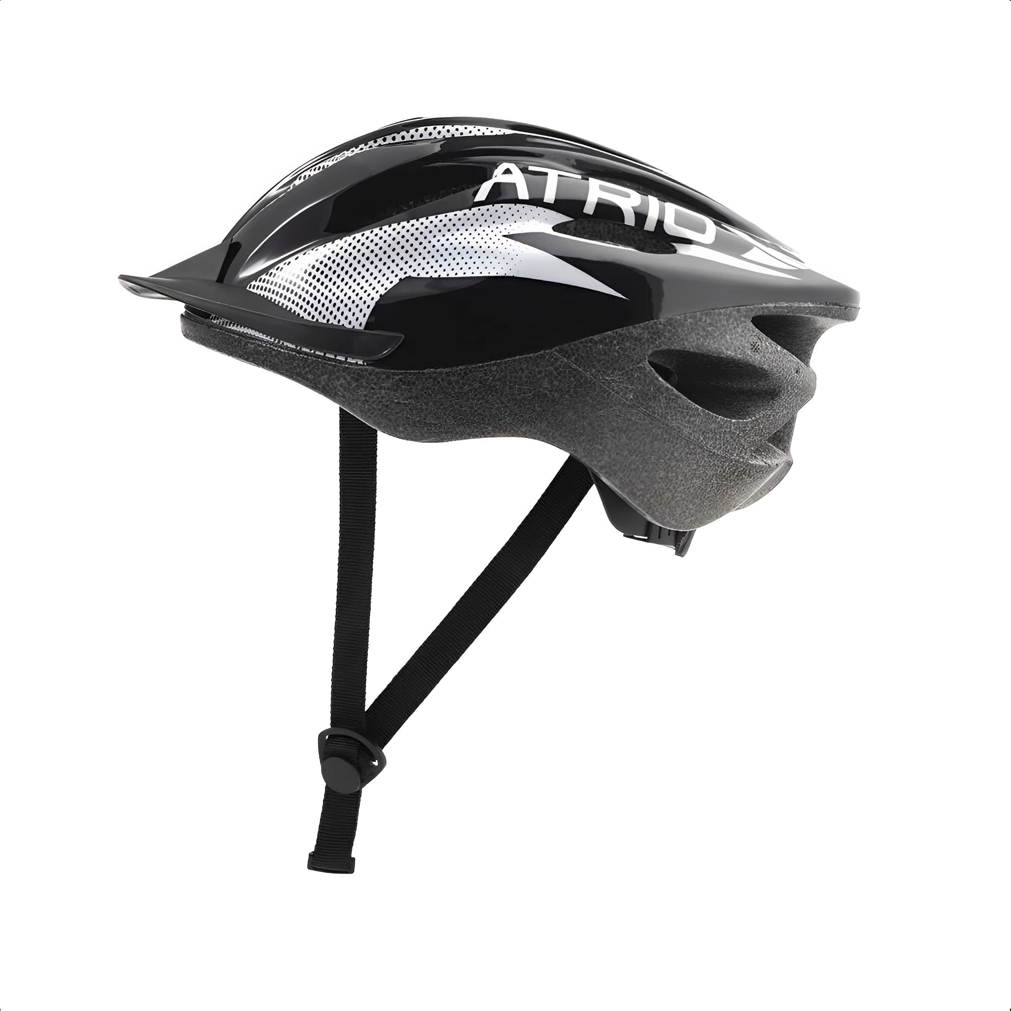 Capacete Para Ciclismo MTB 20 19 Entradas De Ventilação Preto E Branco M Atrio Multilaser - BI158