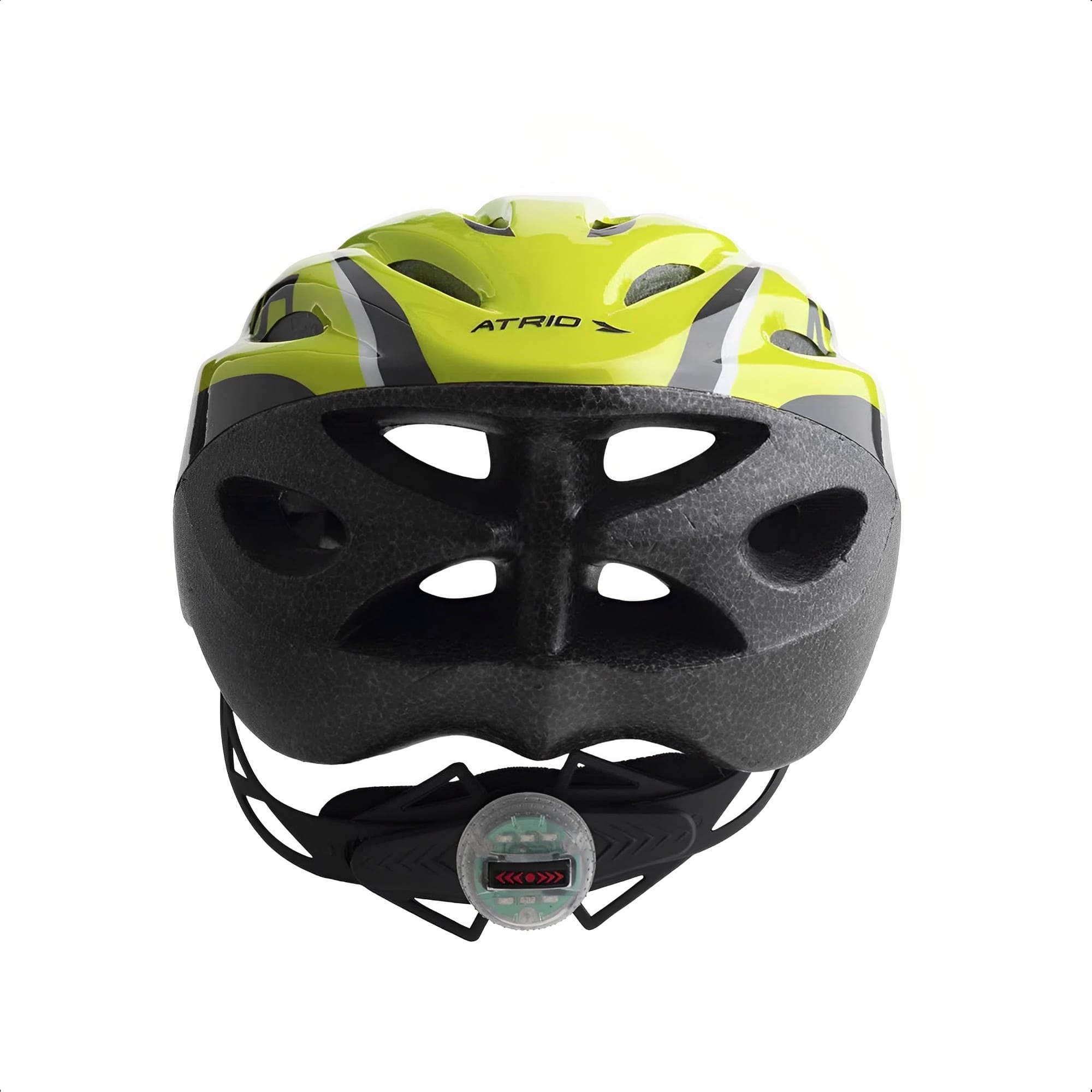 Capacete para Ciclismo MTB 20 Com LED Traseiro 19 Ventilação Neon/Preto M Atrio Multrilaser-BI168