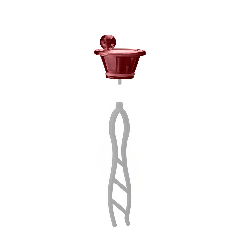 Misturador De Molhos Up Home Praticidade Tampa E Pá Removível Plástico Vermelho Multilaser - UD263