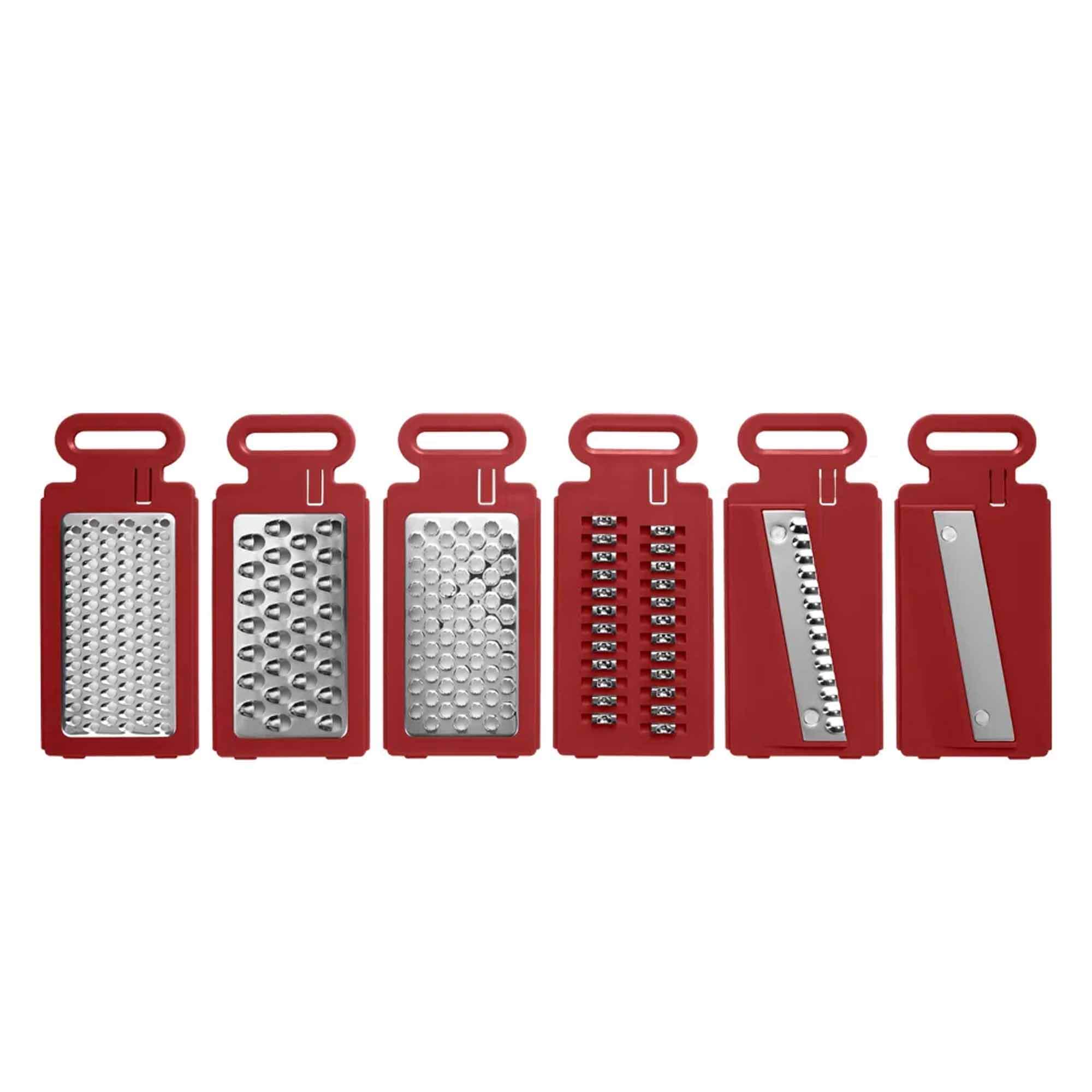 Ralador/Fatiador de Alimentos Dobrável Portátil Modular 6 em 1 - Multilaser Up Home UD265