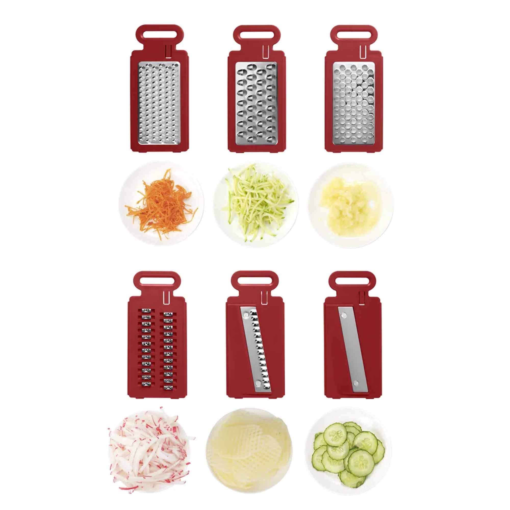 Ralador/Fatiador de Alimentos Dobrável Portátil Modular 6 em 1 - Multilaser Up Home UD265
