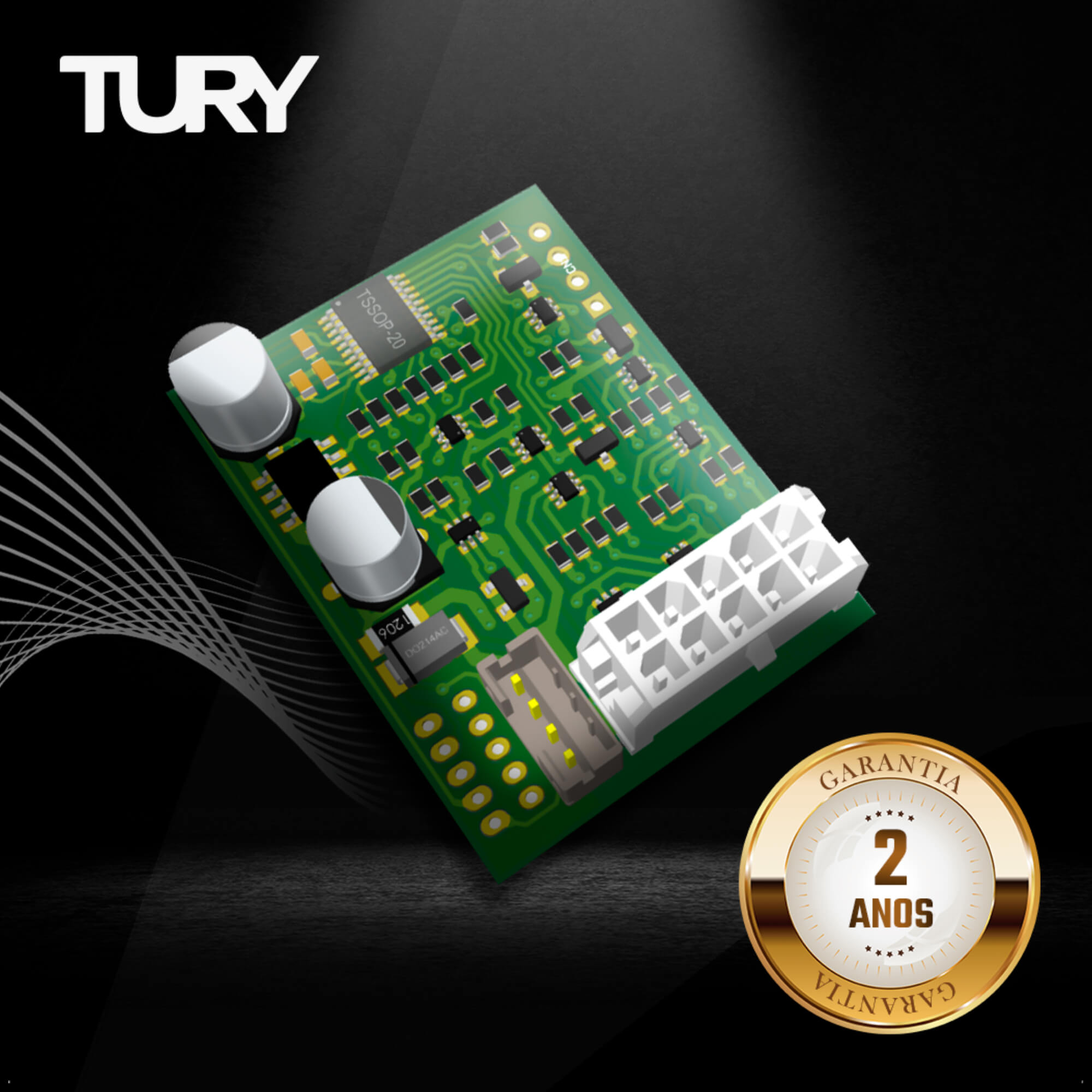 Módulo De Automação de Teto Solar Renegade a Partir de 2016 Plug in Play - Tury SKY1.16 U
