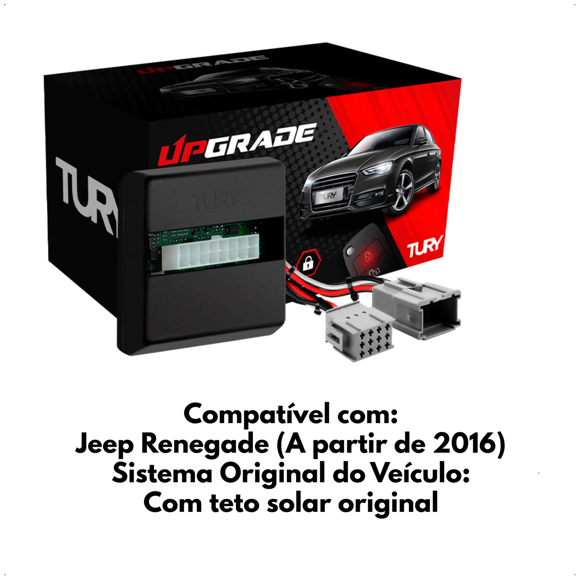 Módulo De Automação de Teto Solar Renegade a Partir de 2016 Plug in Play - Tury SKY1.16 U