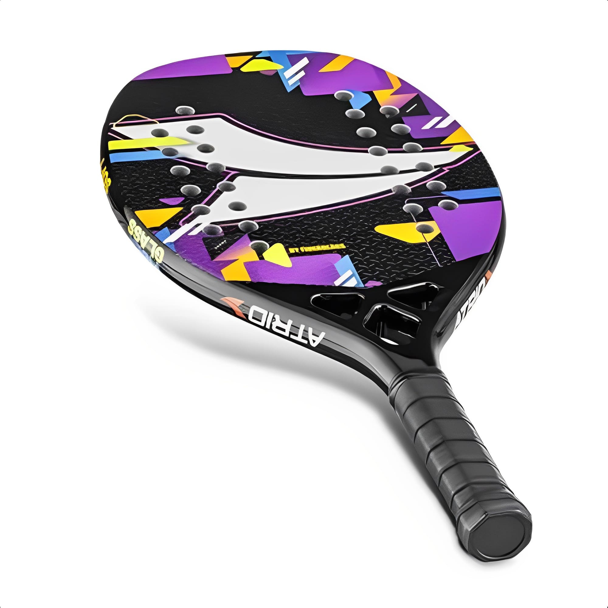Raquete Beach Tennis Fiberglass 28 Furos Empunhadura Emborrachada Atrio - ES416