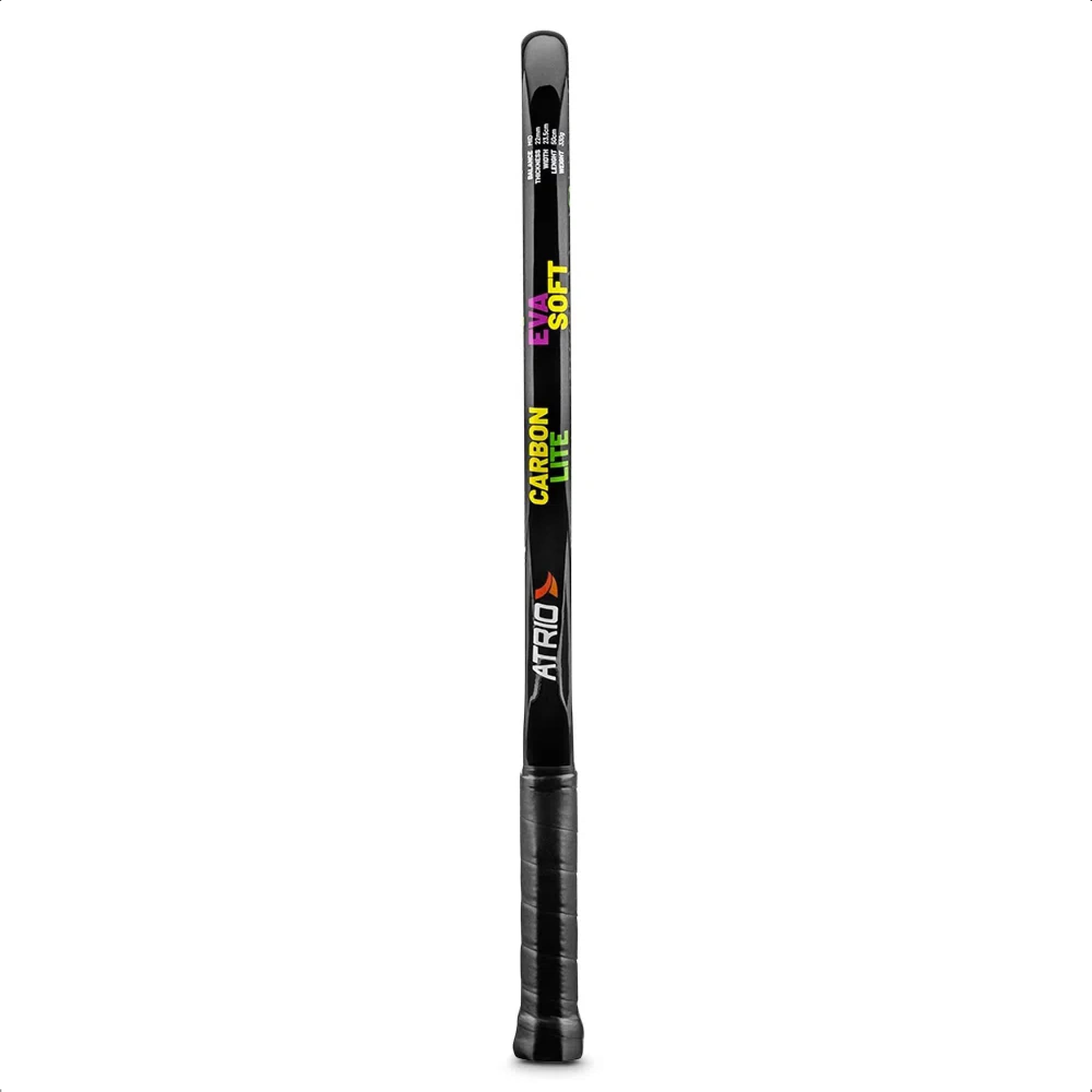 Raquete Beach Tennis Carbon Lite Empunhadura emborrachada Acabamento 3D 28 Furos Atrio - ES417