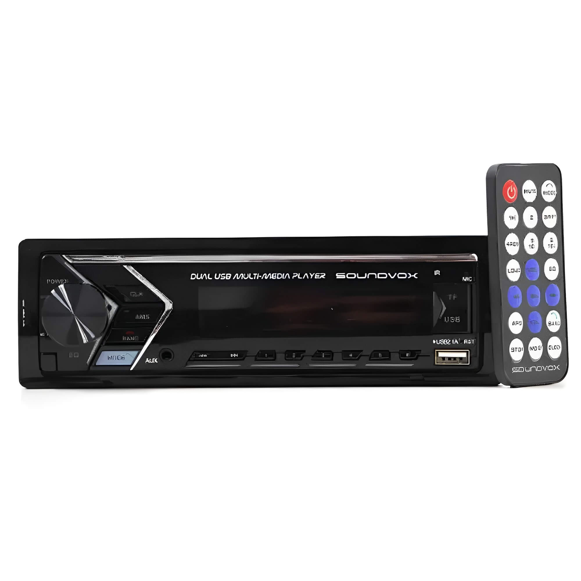 Som Automotivo 1 DIN Rádio AM/FM, Bluetooth, AUX, Cartão SD, Eq.Soundvox - Roadstar SX-832MI