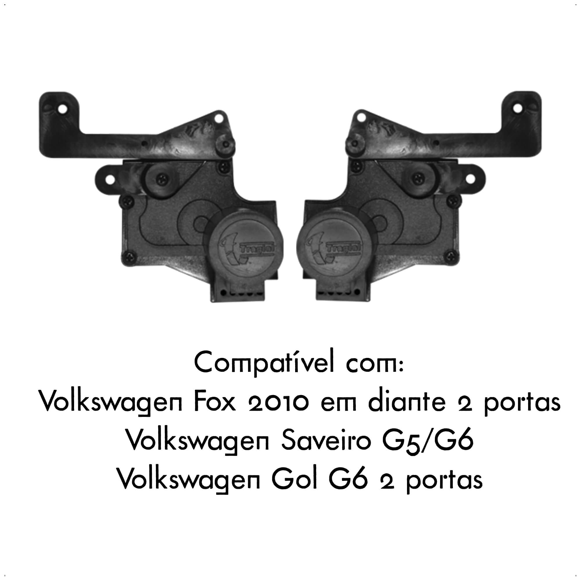 Kit de Trava Elétrica Tragial Trava/Destrava Fox/Saveiro G5-G6/Gol G6 TW2F MN TD-PAKTVWMN016