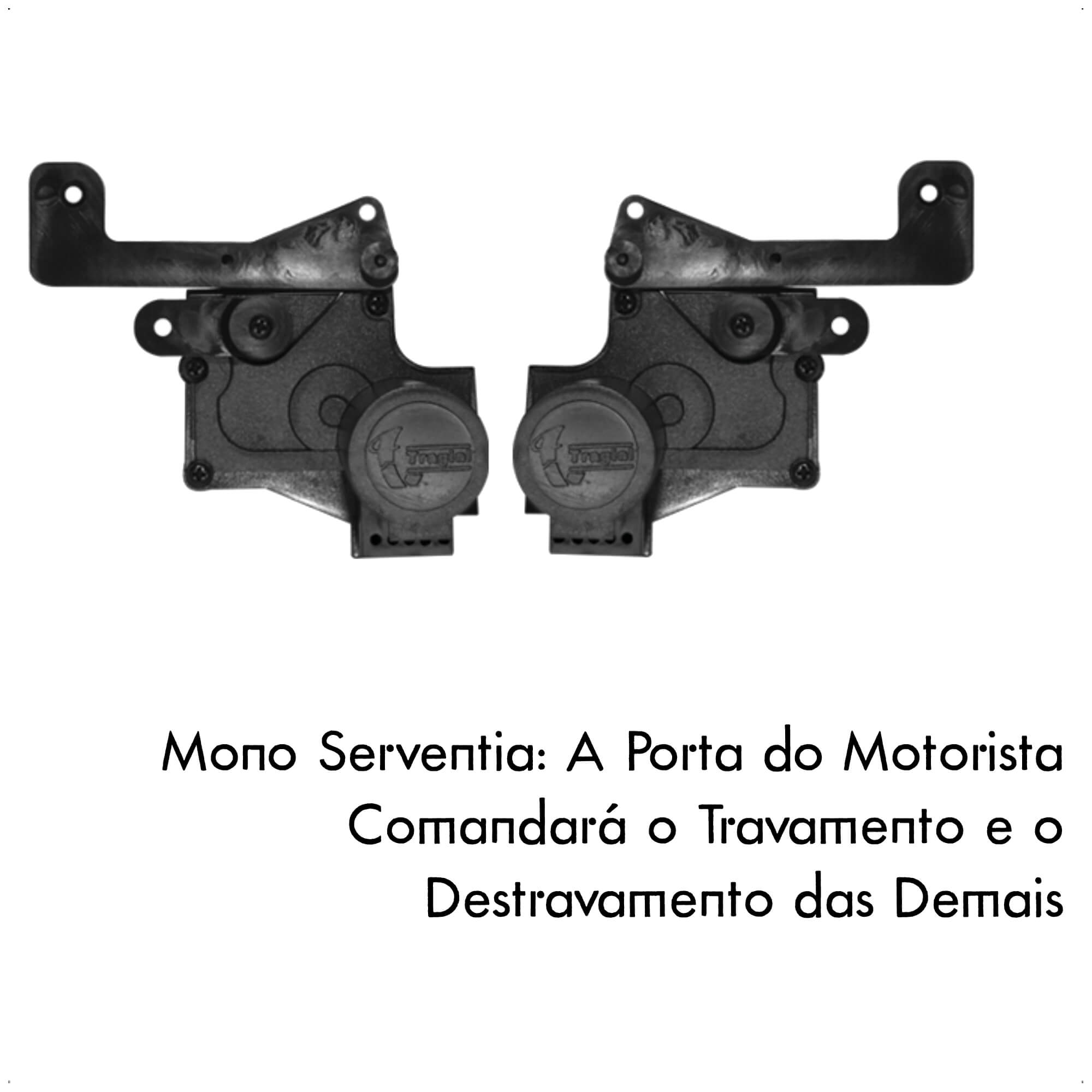 Kit de Trava Elétrica Tragial Trava/Destrava Fox/Saveiro G5-G6/Gol G6 TW2F MN TD-PAKTVWMN016
