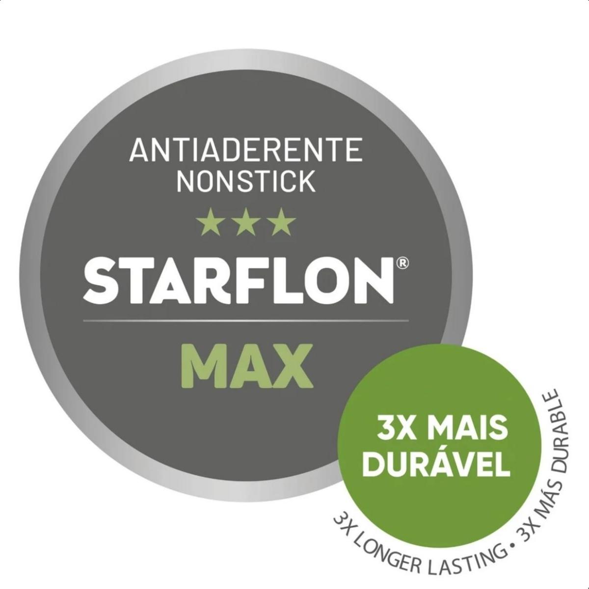 Pipoqueira Paris Alumínio Revestimento em Antiaderente Starflon Max Chumbo Tramontina - 28536622