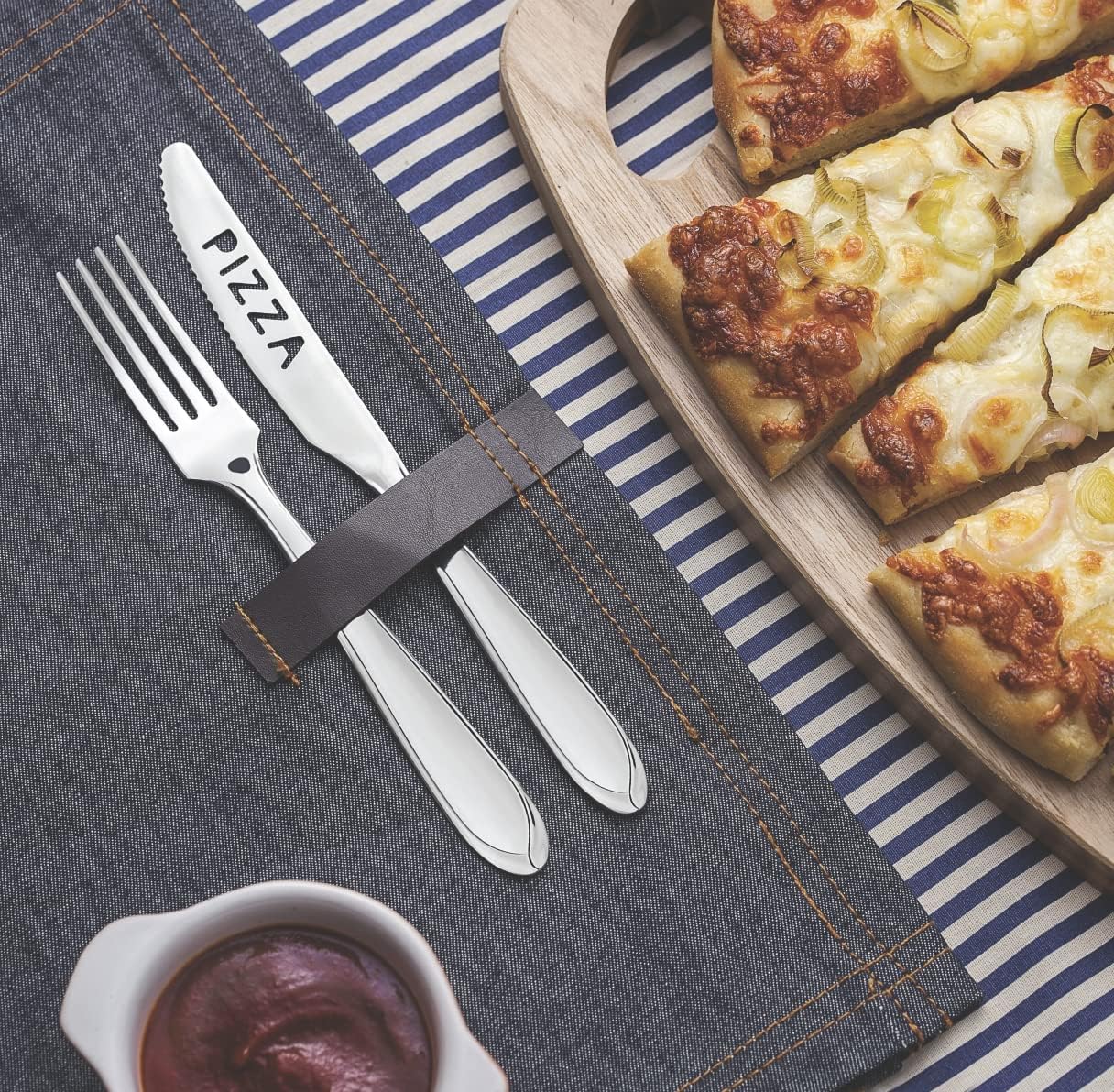 Jogo para Pizza Aço Inox 14 Peças Laguna Tramontina - 66906680