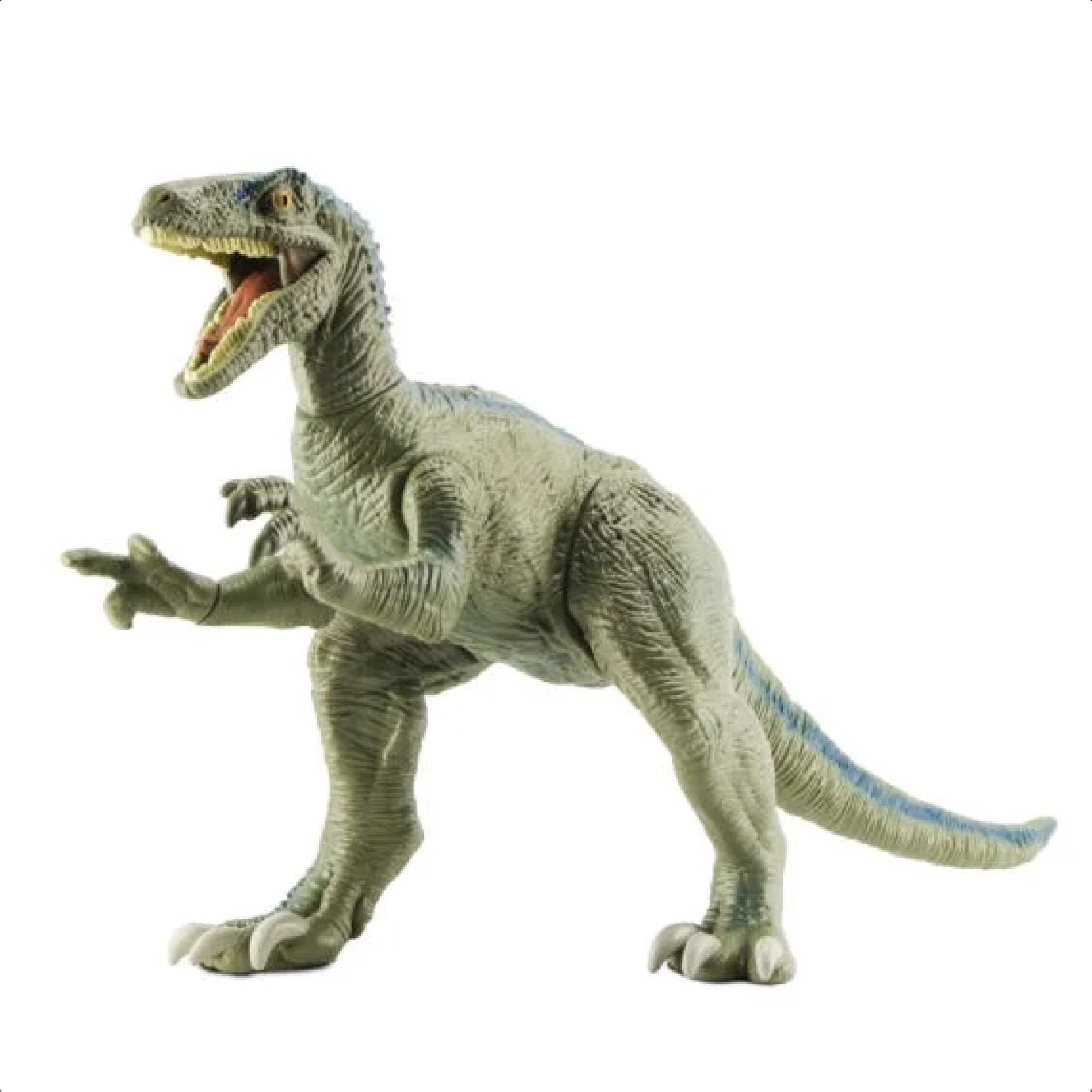 Brinquedo Dinossauro Blue 50cm Articulado Detalhes Realistas E Autênticos +3 Anos Mimo Toys - 0751