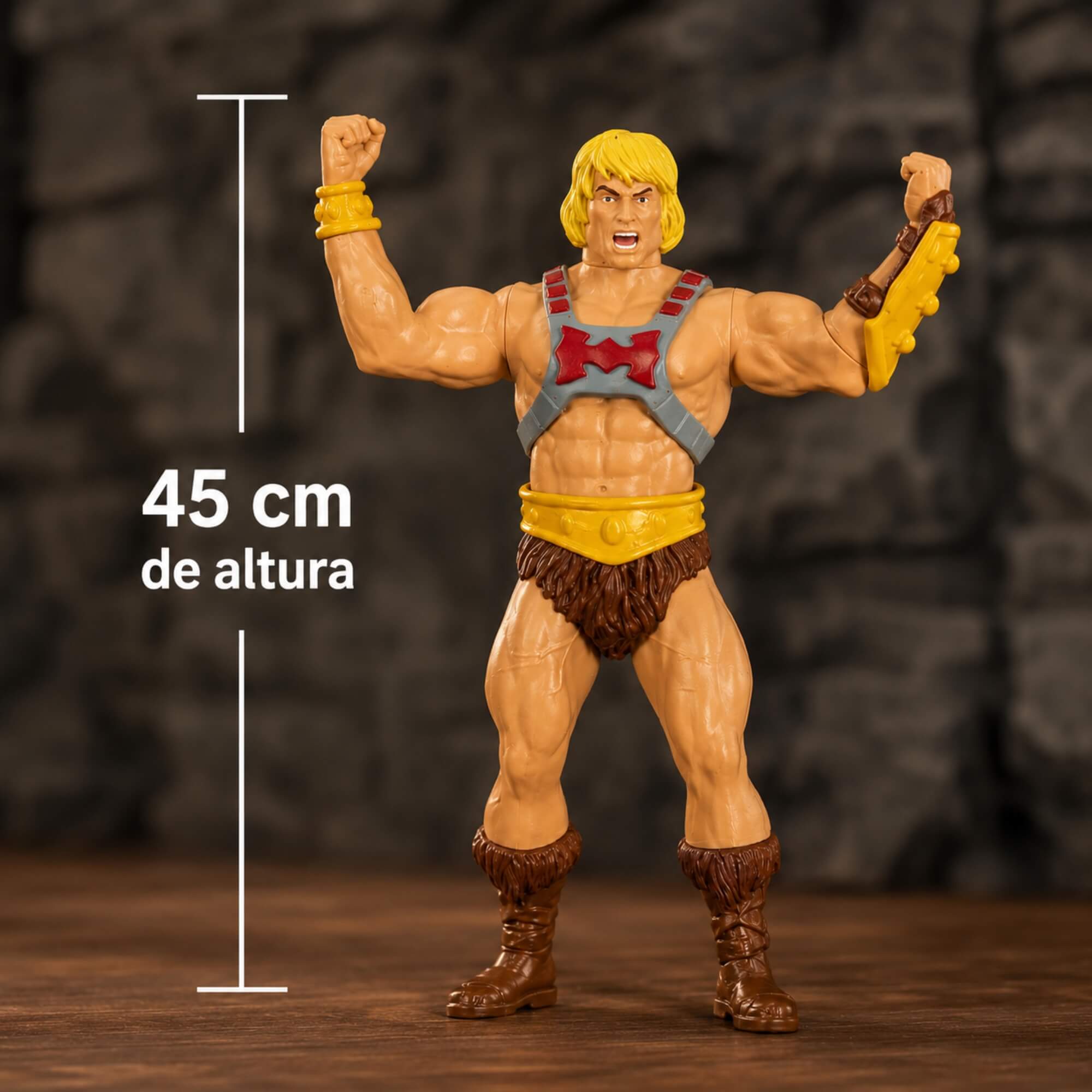 Brinquedo Boneco He-Man Master Of The Universe Revelation 45Cm Articulado Mimo Toys - 0980