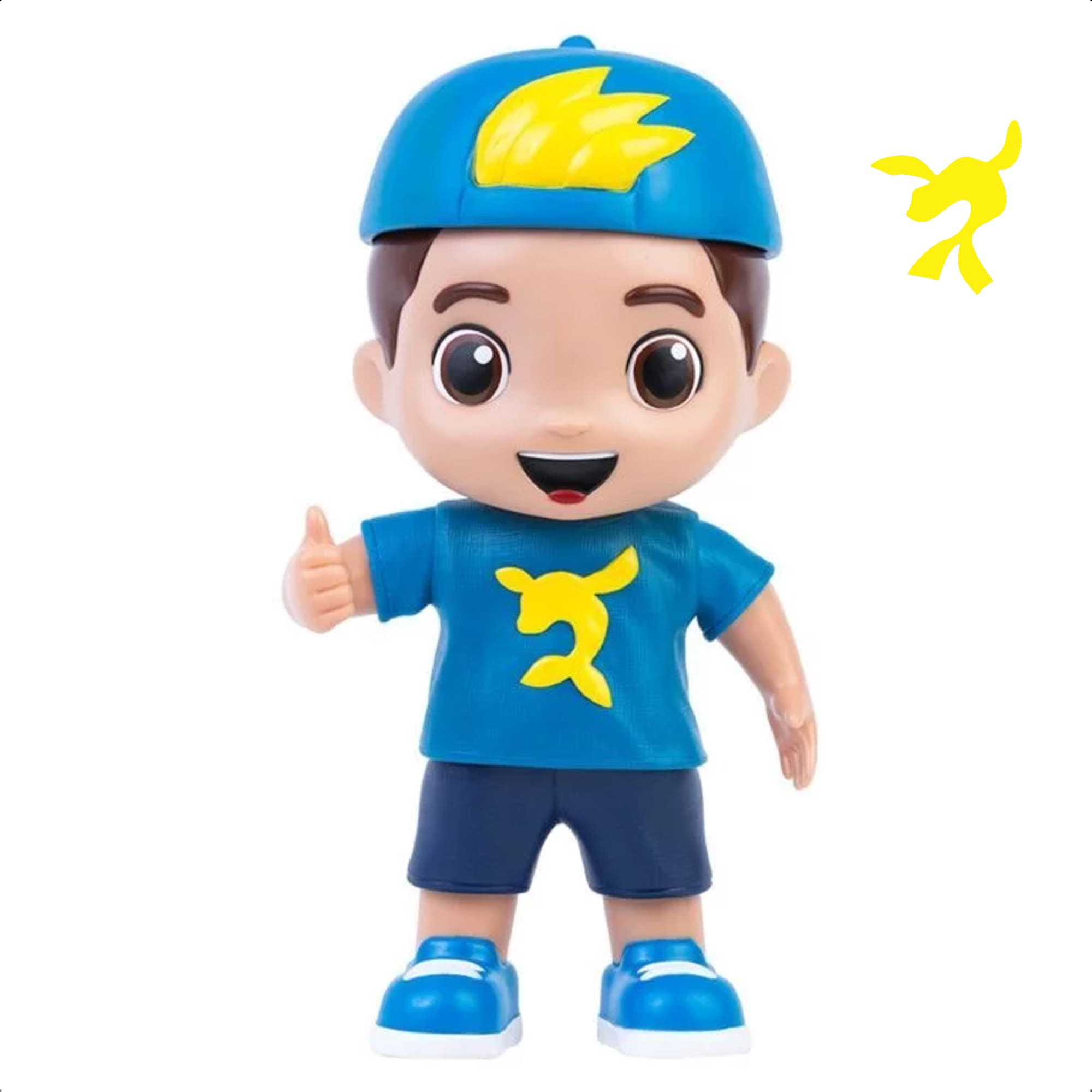 Boneco Luccas Neto Detalhes Realistas 5 Pontos De Articulações 45cm +De 3 Anos Mimo Toys - 1000
