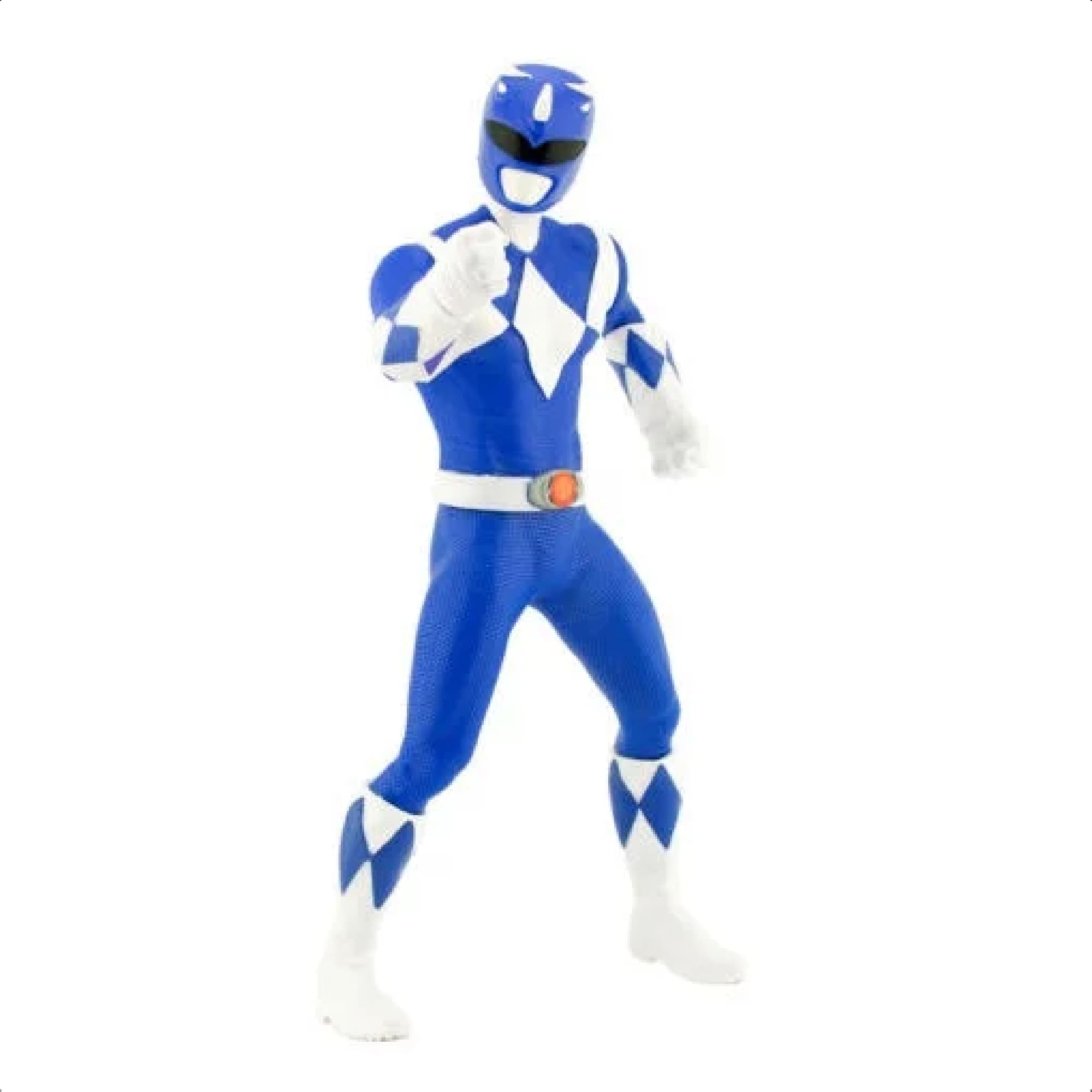 Boneco Power Ranger Azul Gigante 40CM Articulado +De 3 Anos Mimo Toys - 0850