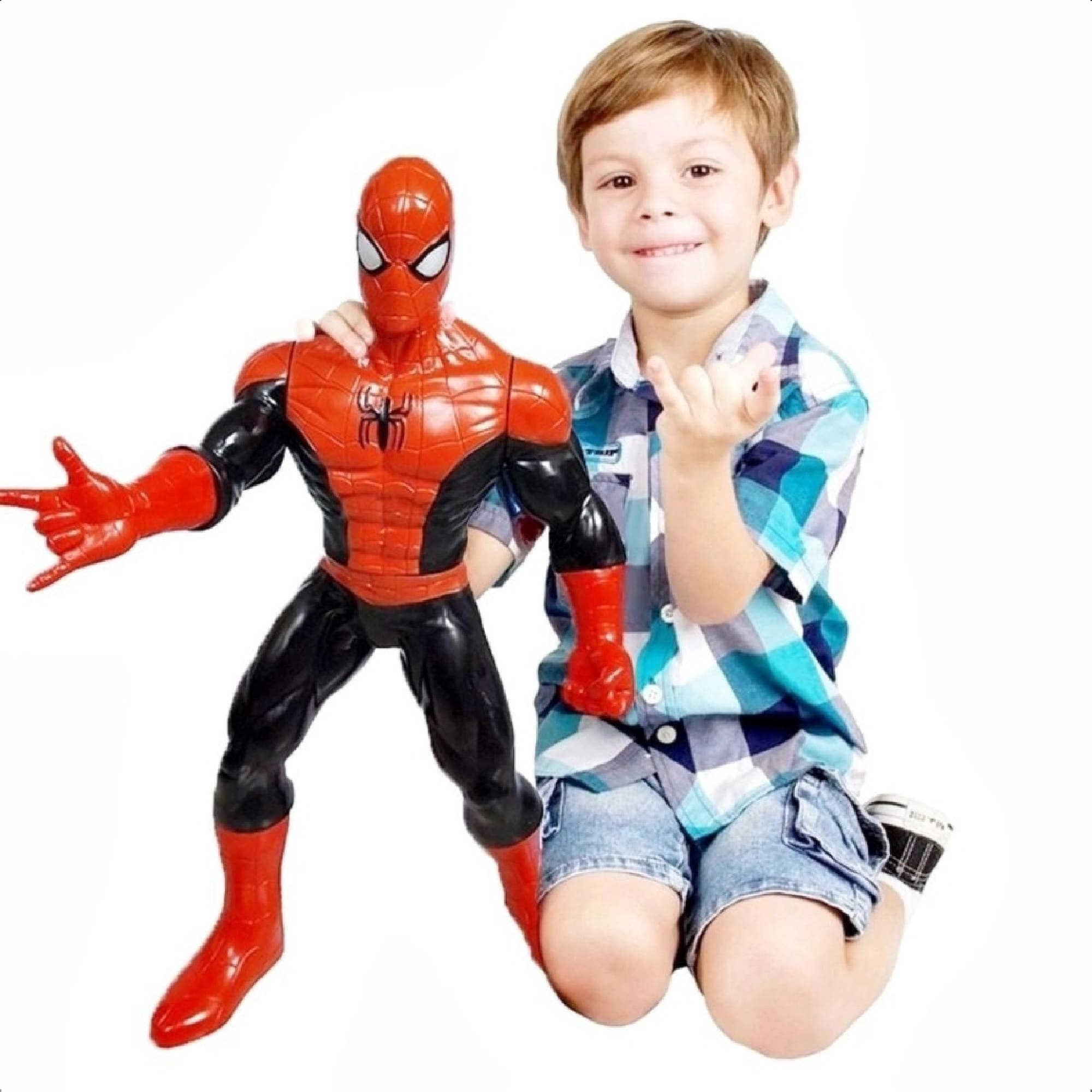 Boneco Homem Aranha Ultimate Revolution 50cm Articulado Mimo Toys - 0449