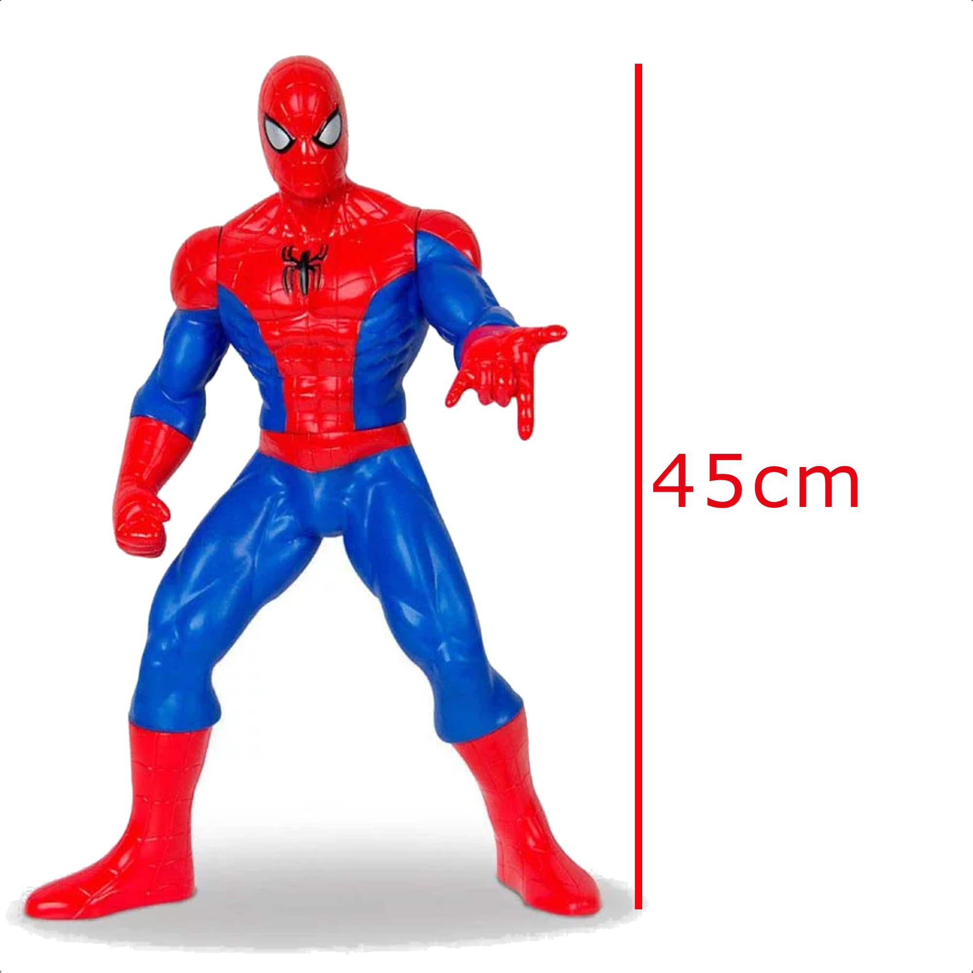 Boneco Homem Aranha Comics Gigante 45cm Articulado +3 Anos Mimo Toys - 0550