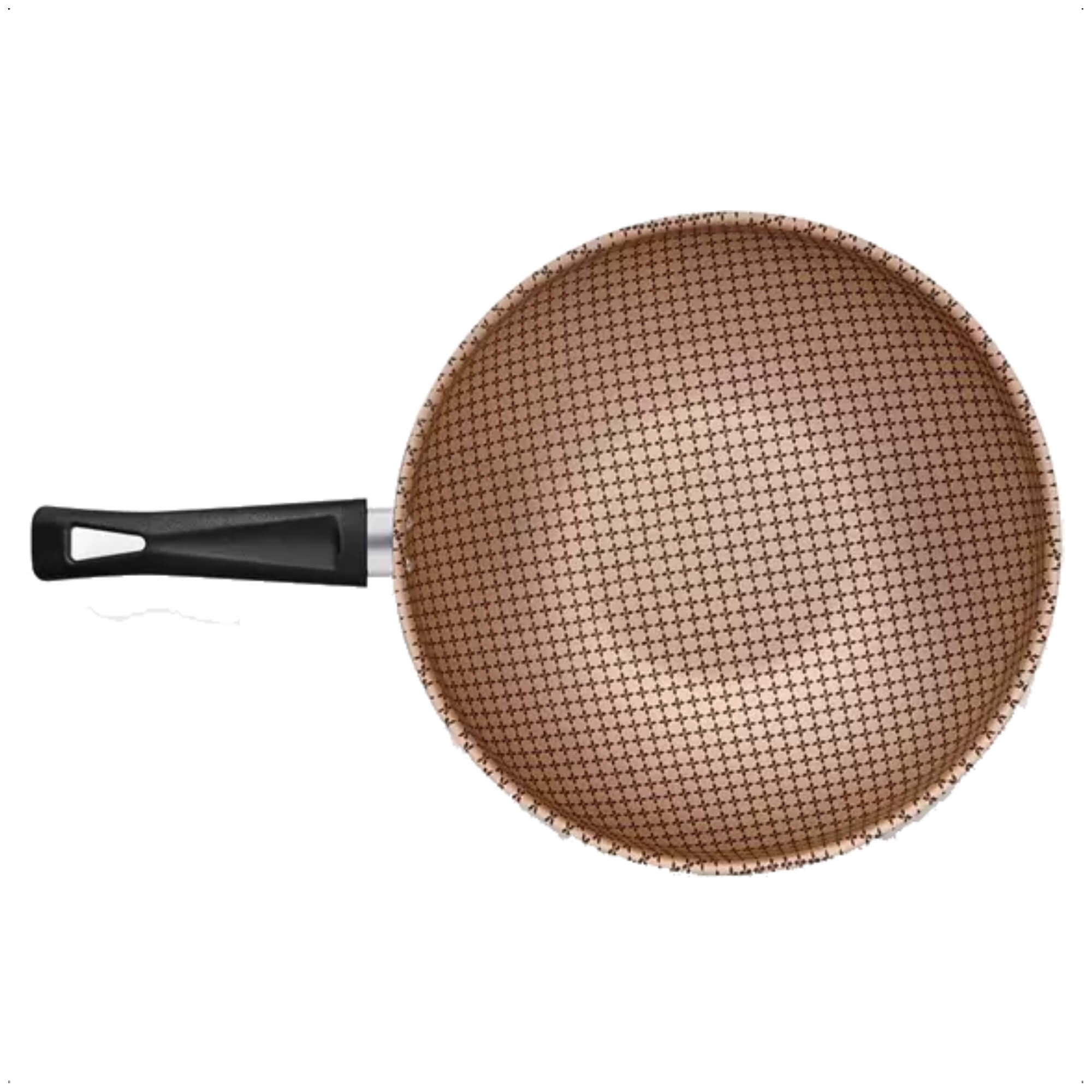 Panela Frigideira Wok Antiaderente Flora Capacidade de 4,3 Litros Cereja Número 28 MTA - 8905