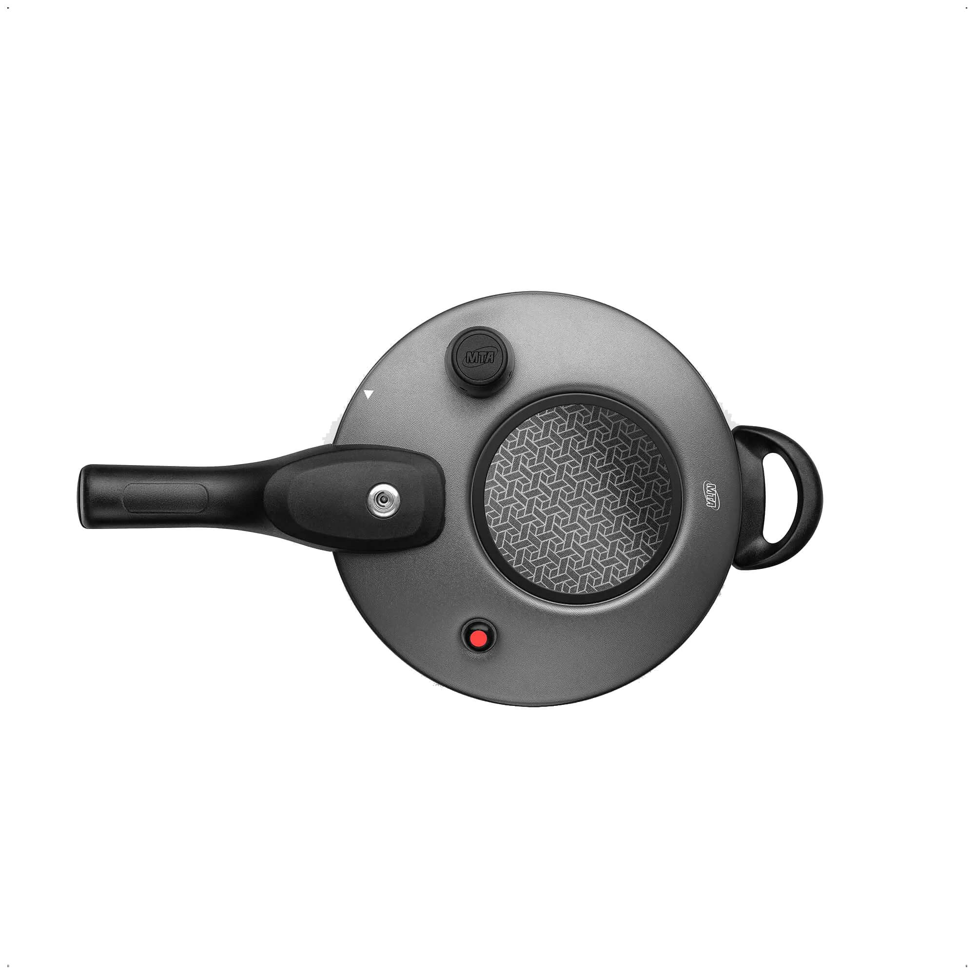 Panela de Pressão Grafite Antiaderente com 4,5L de Capacidade Fechamento Externo Superior MTA 6600