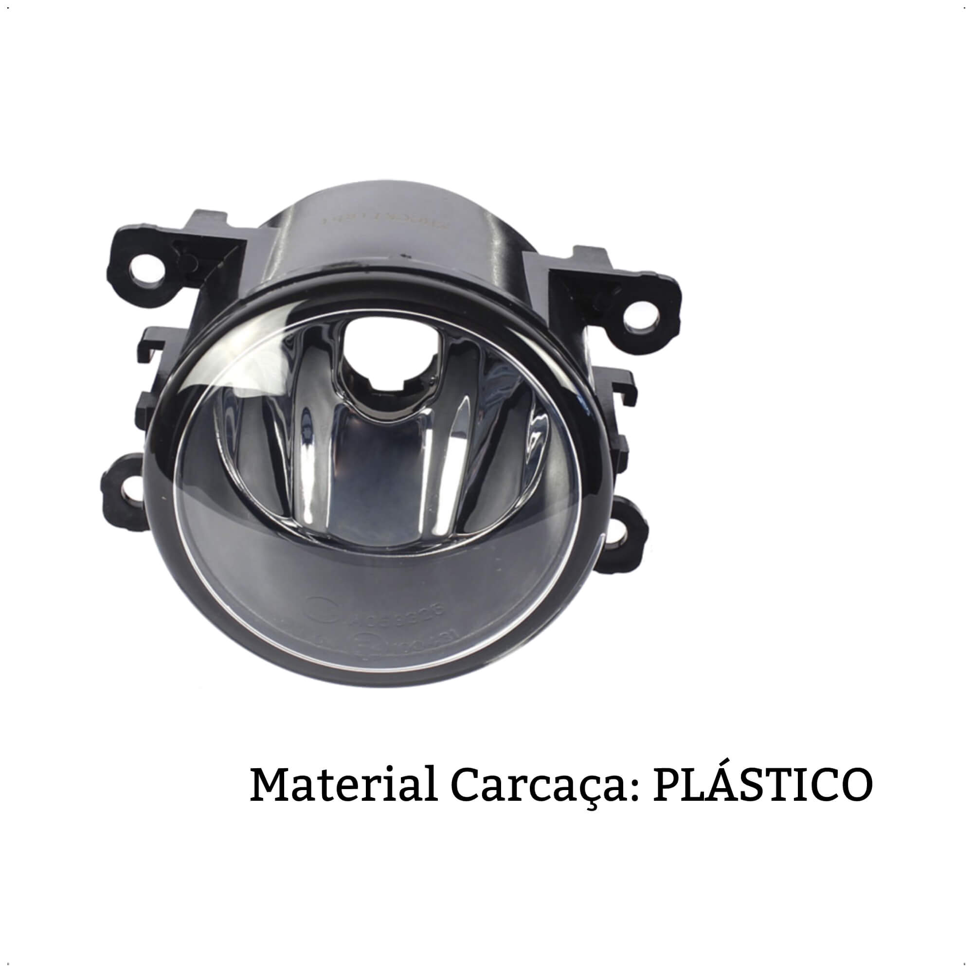 Kit Farol Auxiliar/Milha H11 Renegade 2019 (PCD) S/Moldura + Botão Original Shocklight-SL-150110SG