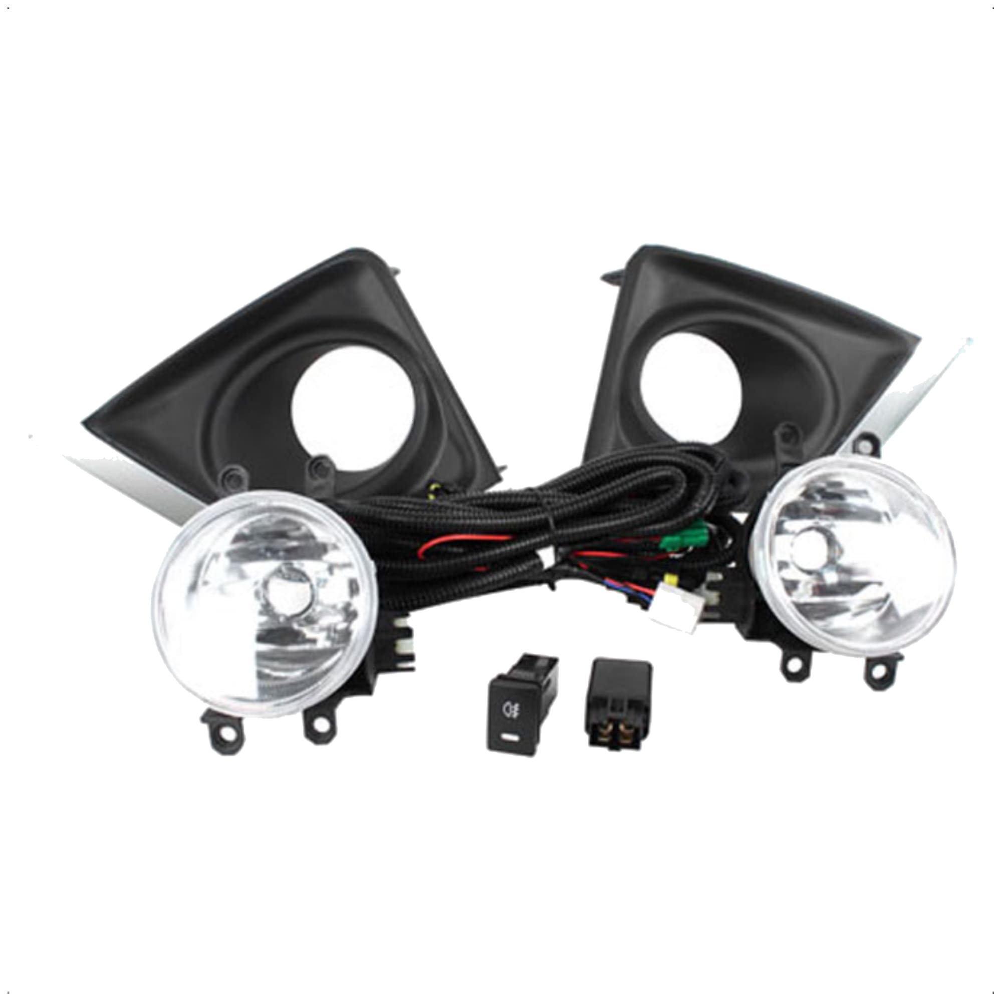 Kit Farol Auxiliar/Milha H16 Corolla 2014-2017 + Botão/Interruptor Original-Shocklight SL-251010CR