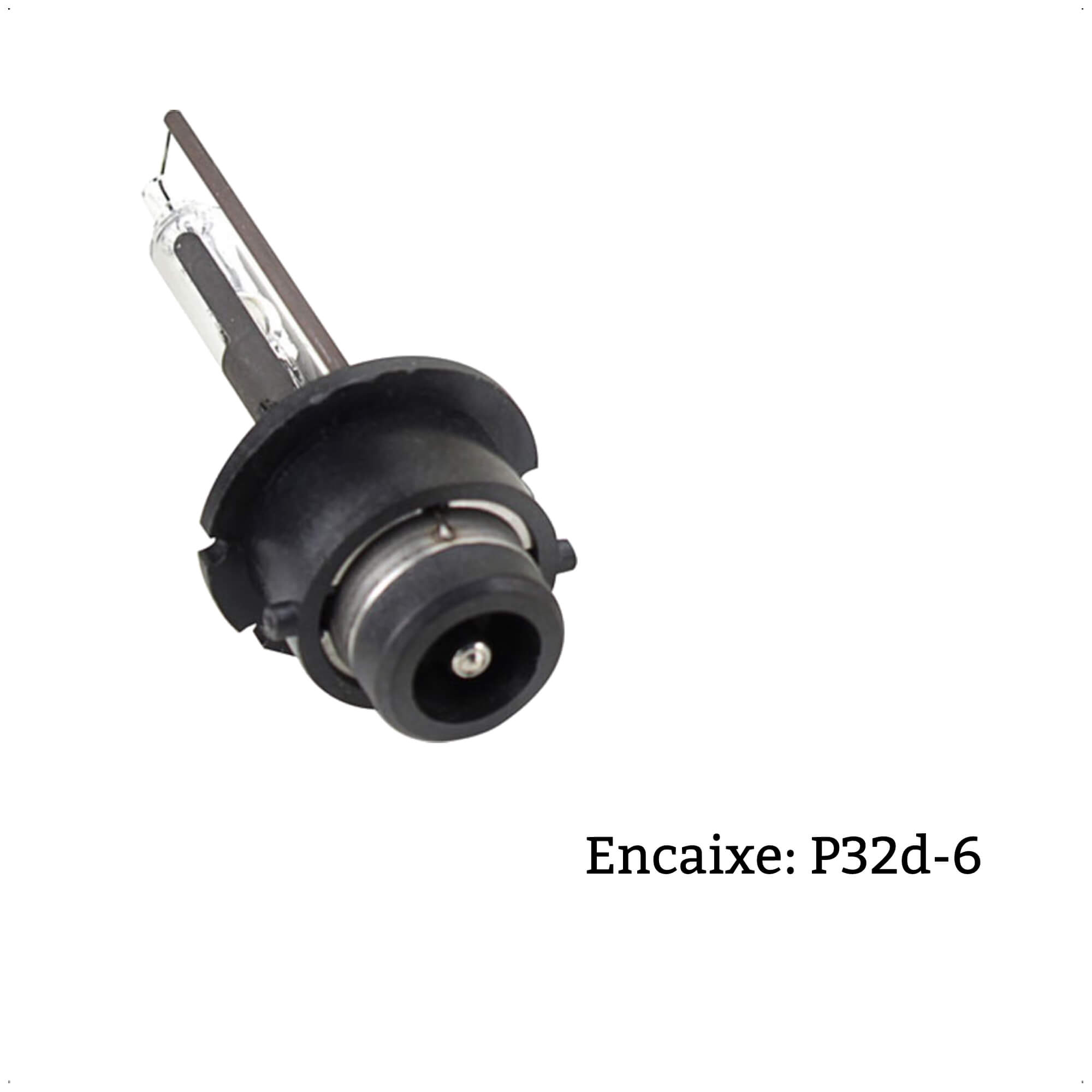 Lâmpada Xenon D4R Encaixe P32d-6 4300K 35W 12V Vidro de Quartzo Shocklight - SLX4-D4R