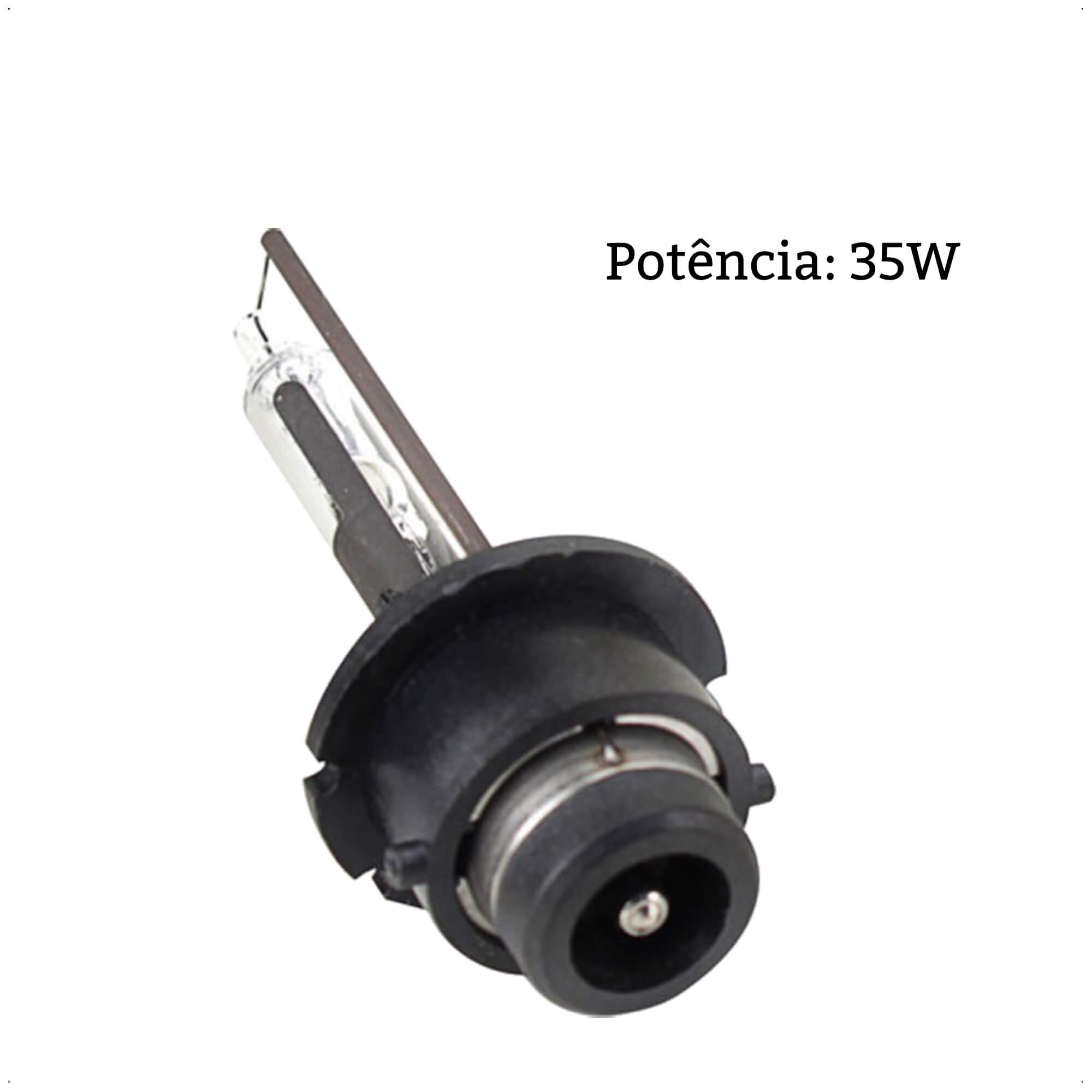 Lâmpada Xenon D4R Encaixe P32d-6 4300K 35W 12V Vidro de Quartzo Shocklight - SLX4-D4R