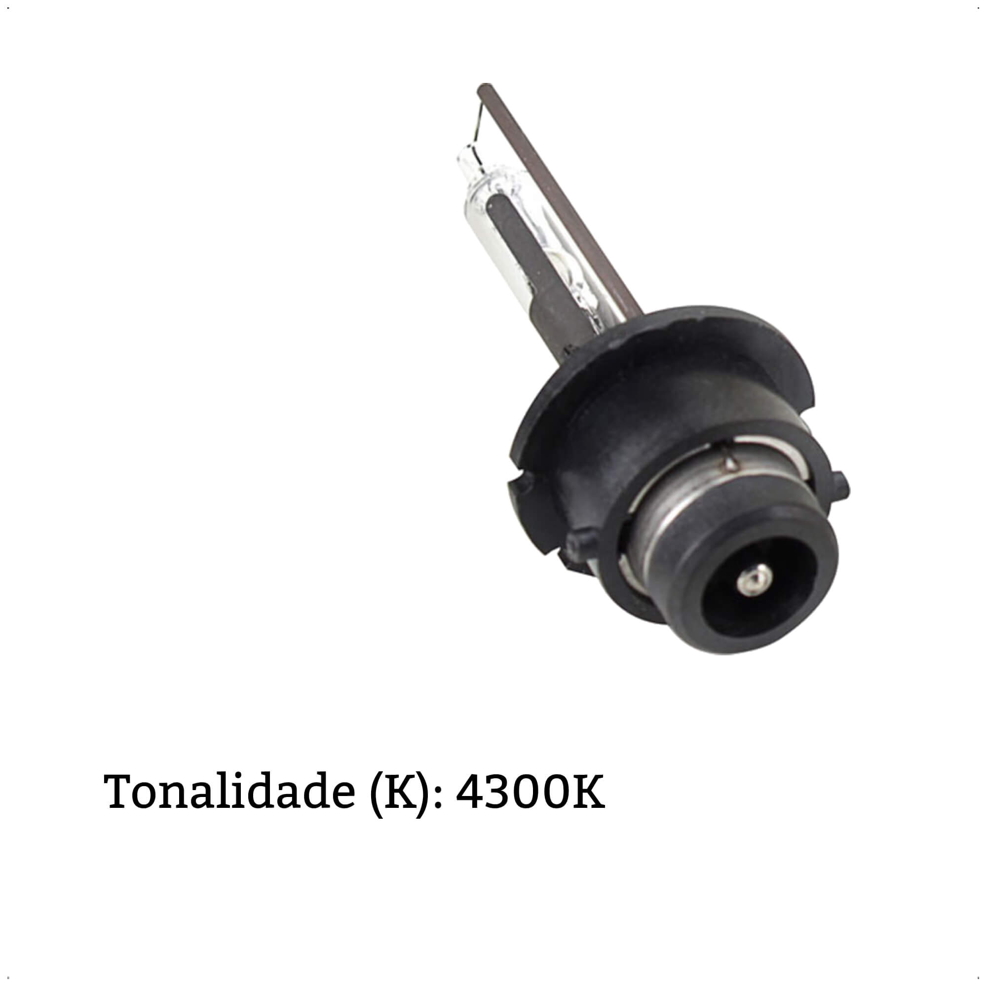 Lâmpada Xenon D4R Encaixe P32d-6 4300K 35W 12V Vidro de Quartzo Shocklight - SLX4-D4R