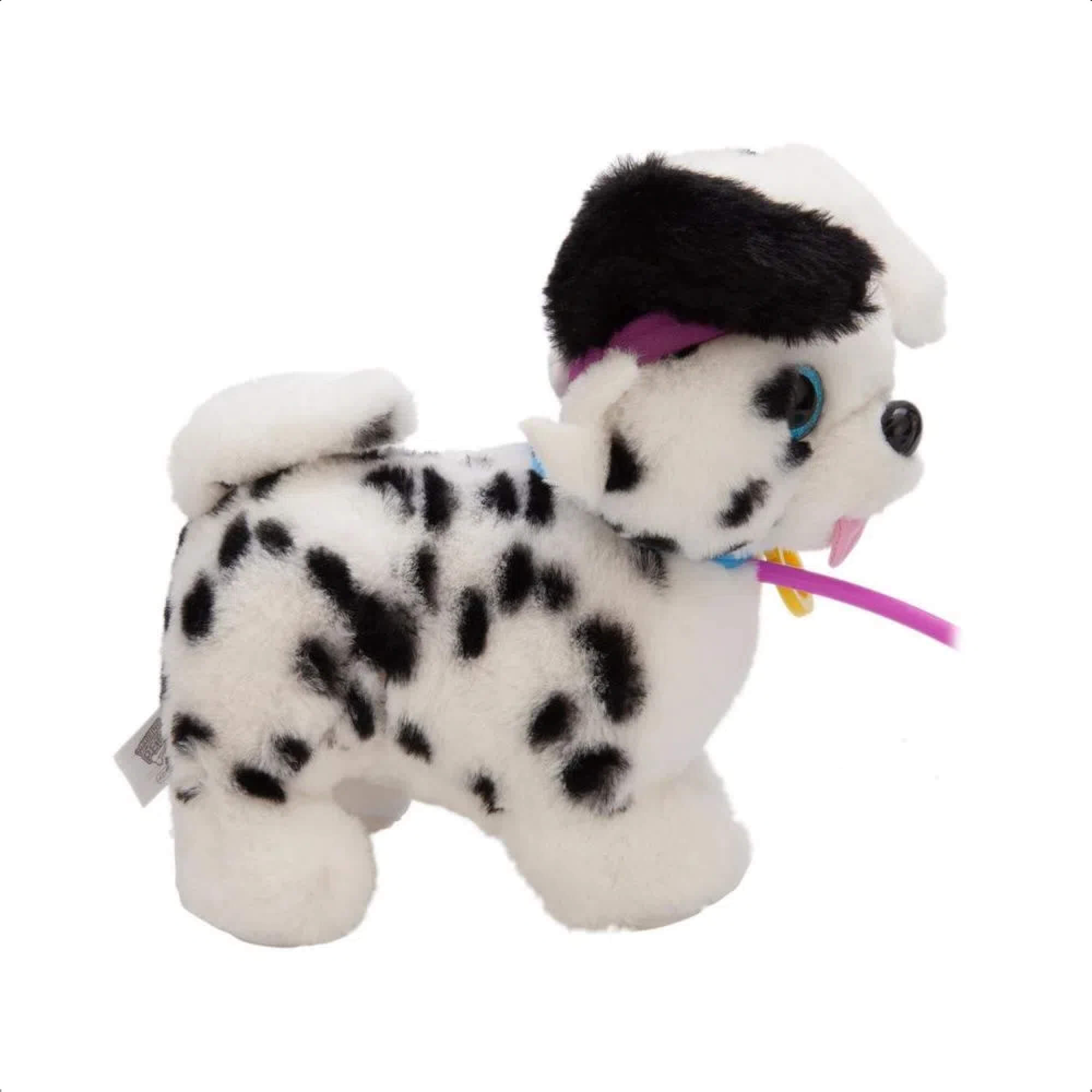 Pelúcia Interativa Walking Petz Dalmata Antialérgica Emite Sons +3 Anos Multikids -  BR1421