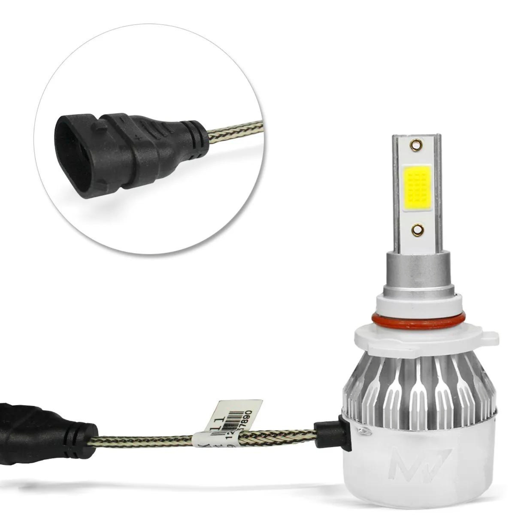 Par Lâmpada de Led HB3 (9005) 6000k HeadLight 38W JR8 - JH0M7HB3