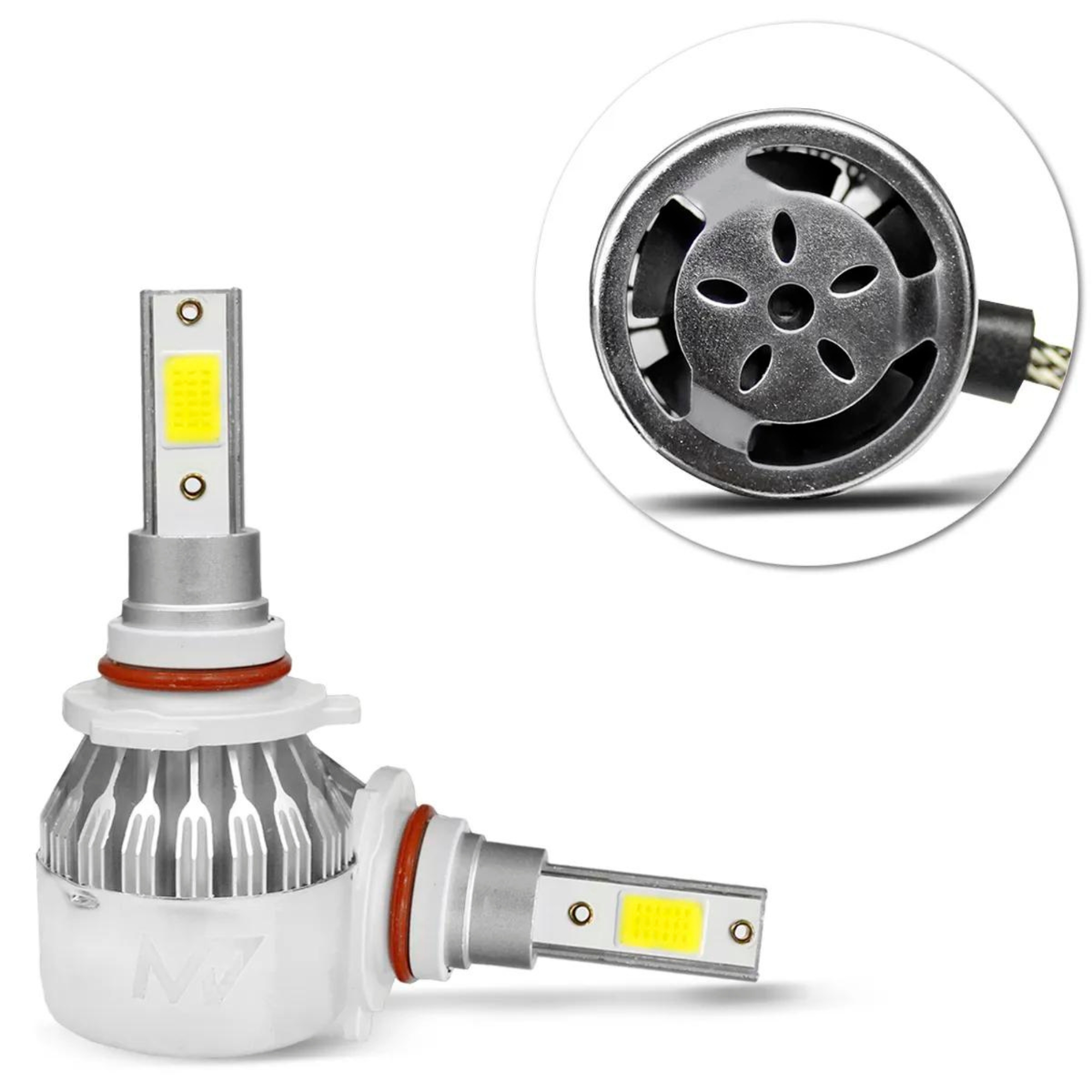 Par Lâmpada de Led HB3 (9005) 6000k HeadLight 38W JR8 - JH0M7HB3