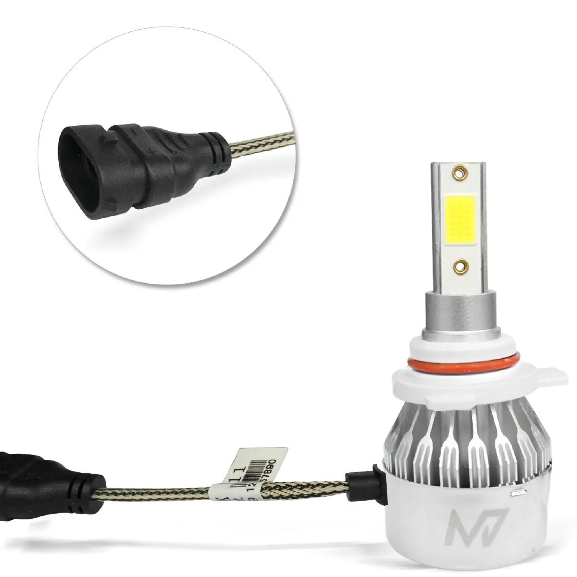 Par Lâmpada de Led H9012 HB4 M7 6000k HeadLight 3200 Lumens 38W JR8 - JH0M7H9012