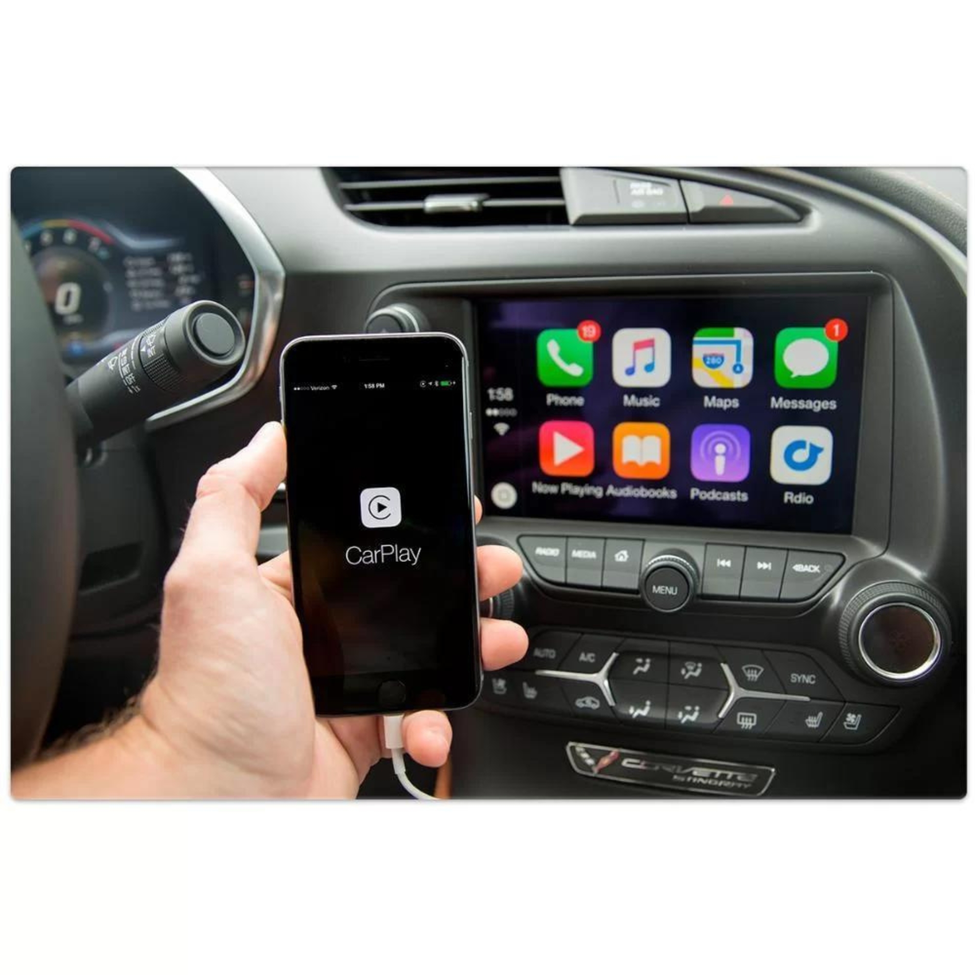 Central Multimídia MP5 9 Polegadas com Android Auto / Apple CarPlay, JR8 - JT30MCAR9