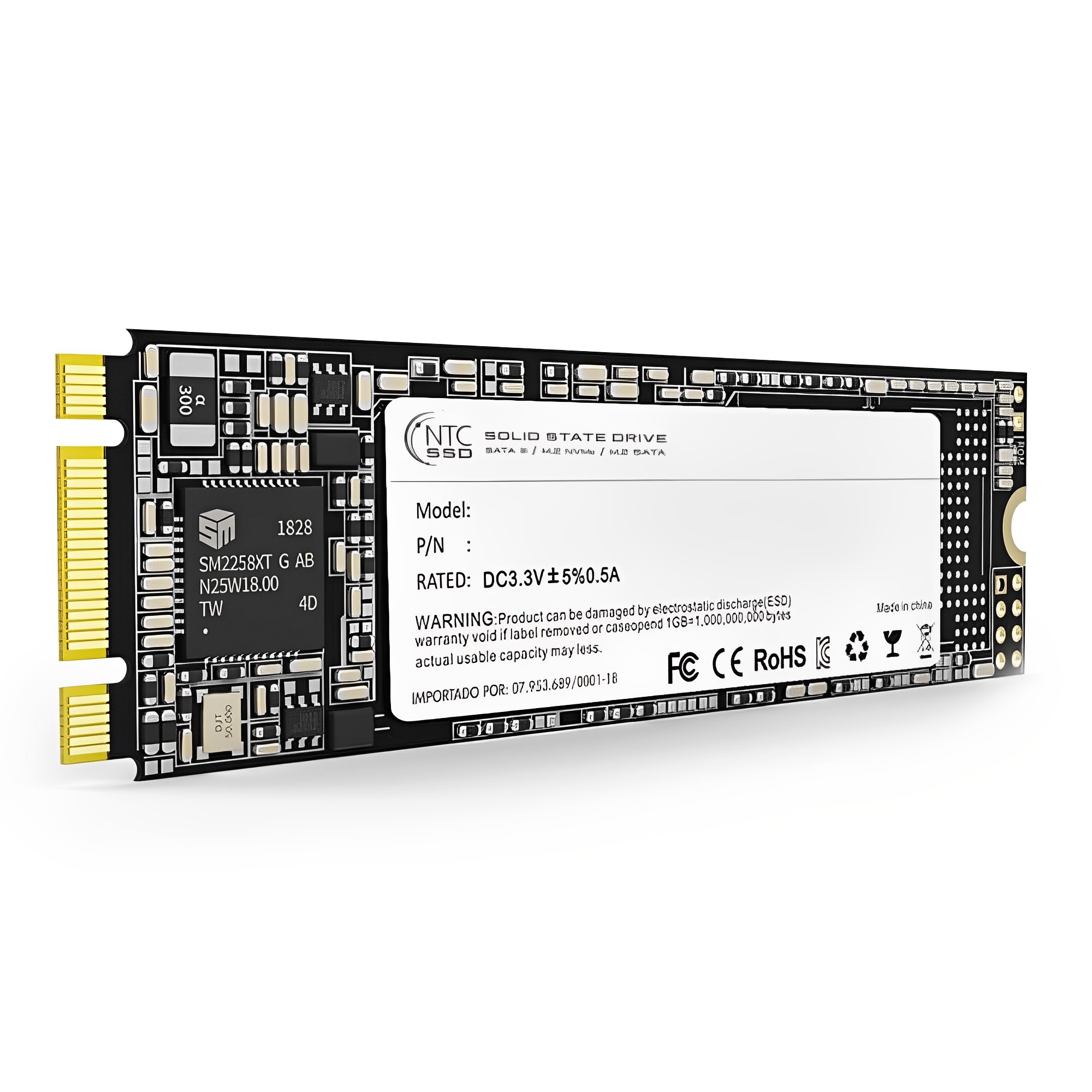 SSD 256GB SATA III M.2 2280 NTC - NTCKF-F6M.2NGFF-256