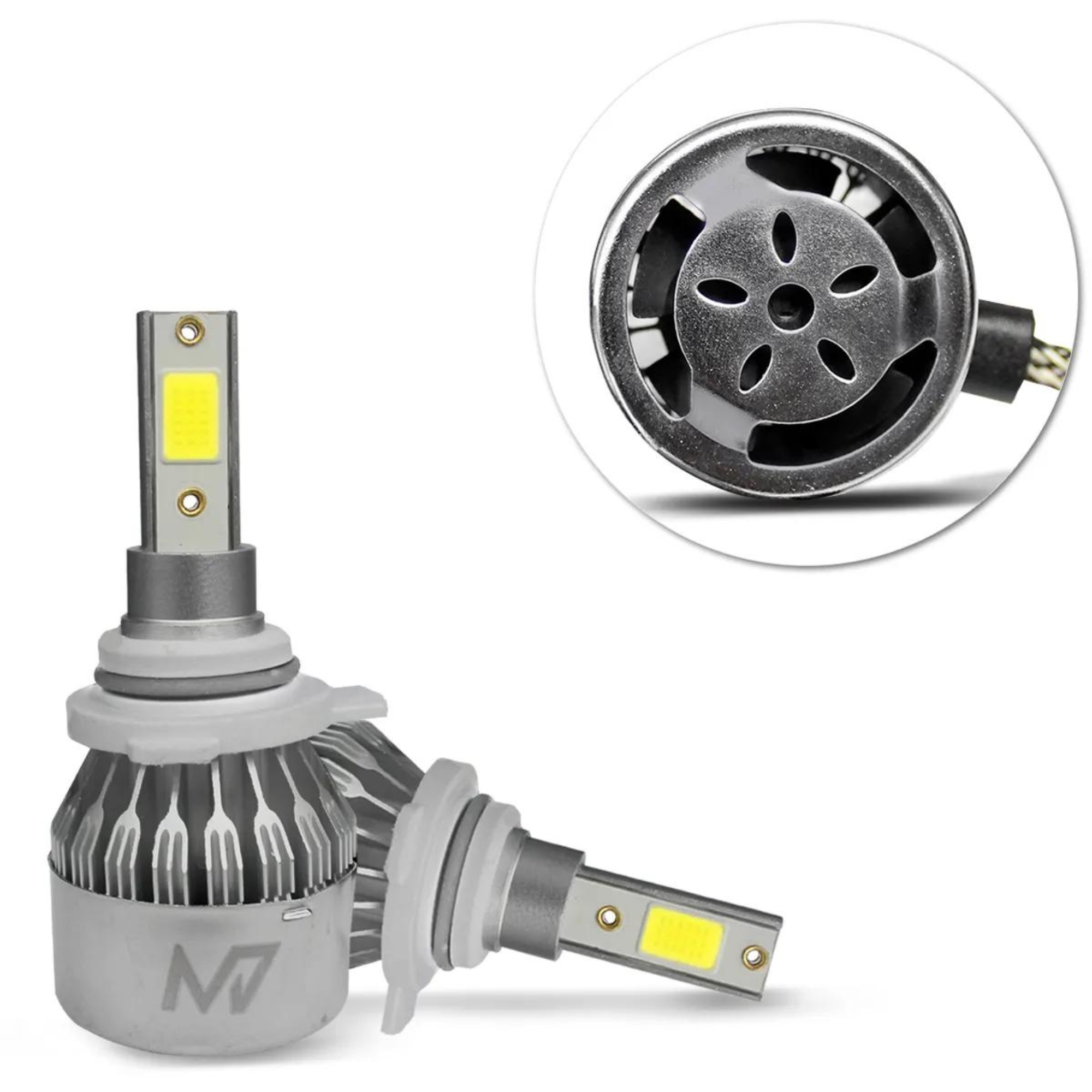 Kit Lâmpadas LED H1 6000K M7 HEADLIGHT 3200 Lumens 38w JR8 - JH0M7H1