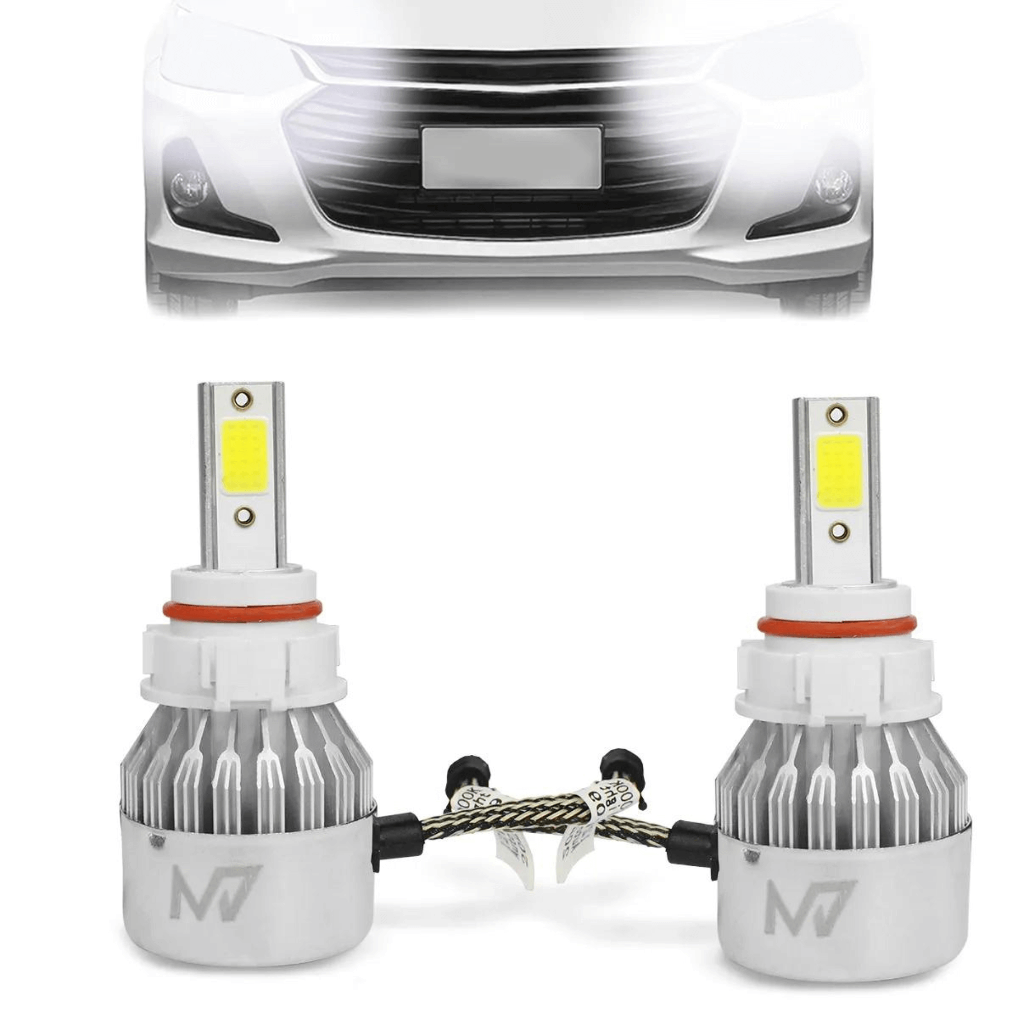 Kit lâmpadas LED H16 6000K M7 HEADLIGHT 3200 Lumens 38w JR8 - JH0M7H16