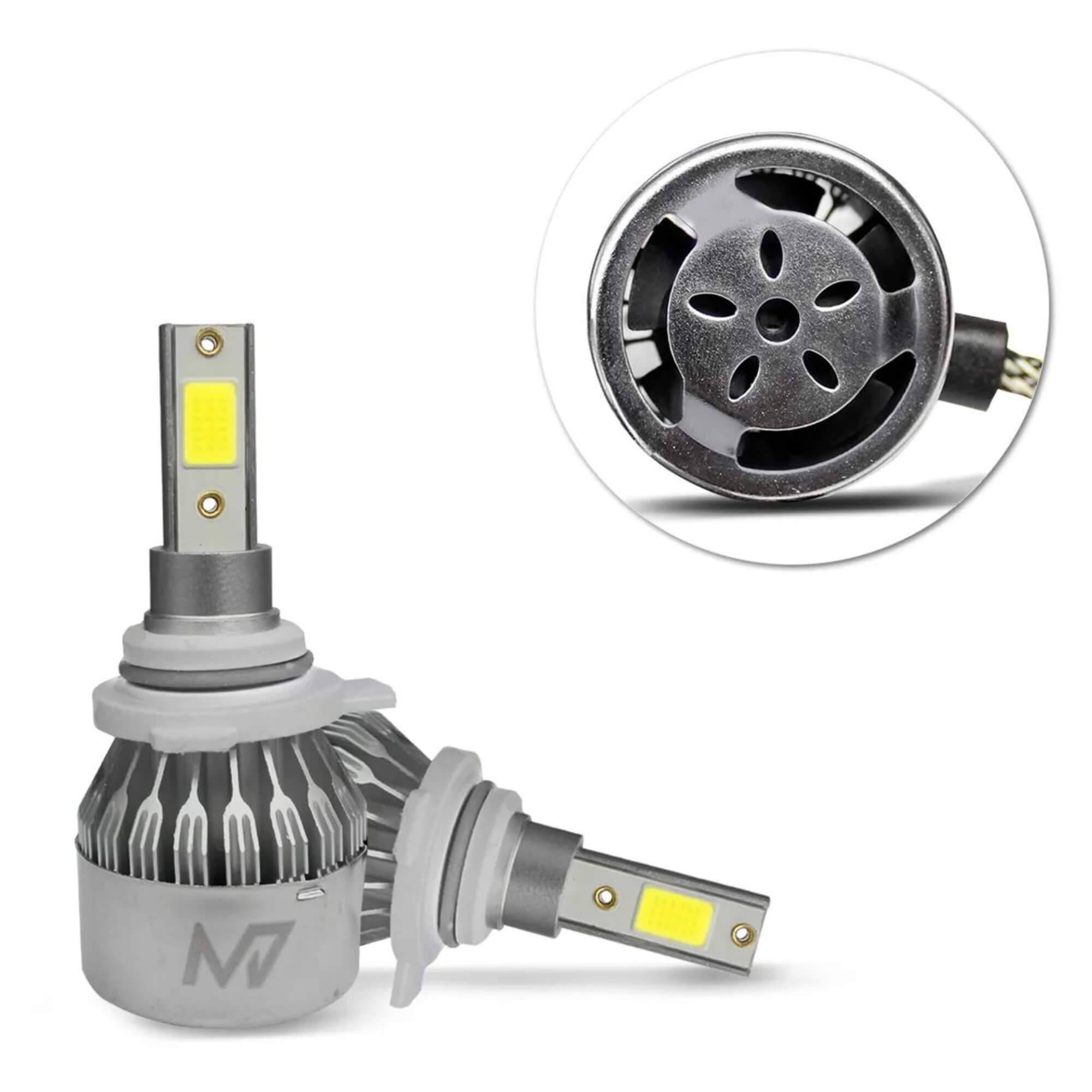 Kit Lâmpadas LED H4 6000K M7 Headlight 3200 Lumens 38w JR8 - JH0M7H4