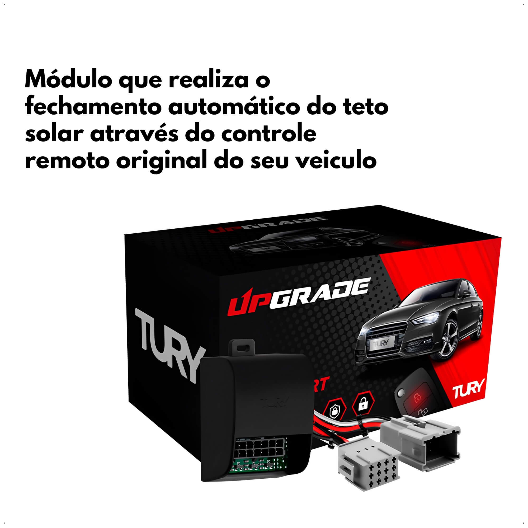Módulo de Automação Teto Solar Plug and Play Elantra, i30, Veloster, Azera, Pajero Full-Tury SKY1.0B