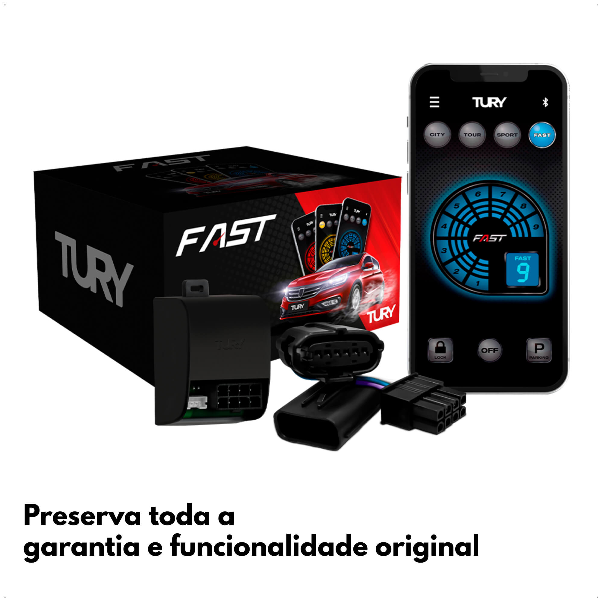 Modulo de Potência e Aceleração Classe S /CLK/CLA/SL/GL/SLS/GLA/SL/Vito 2006+ Tury FAST3.0Q