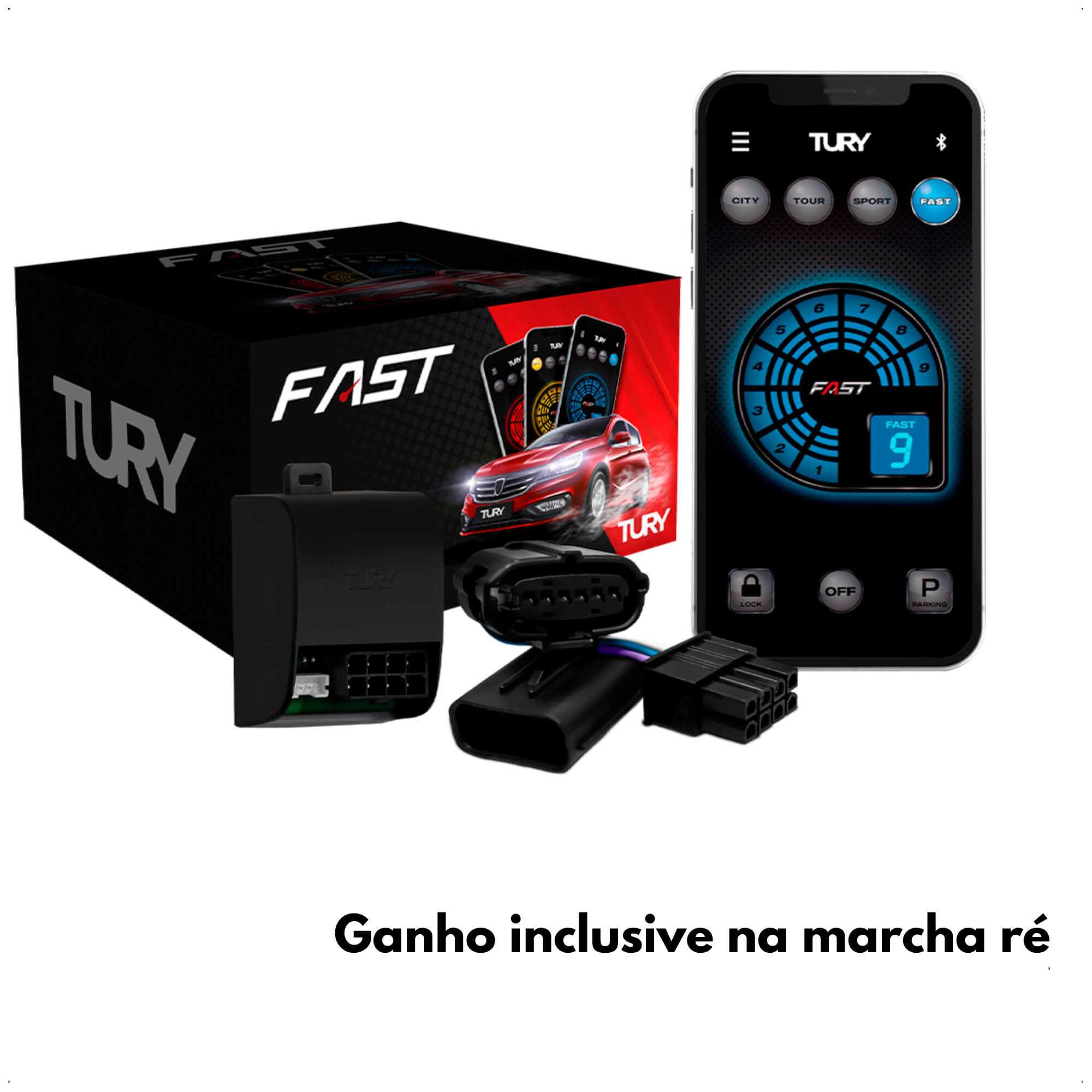 Modulo de Potência e Aceleração Classe S /CLK/CLA/SL/GL/SLS/GLA/SL/Vito 2006+ Tury FAST3.0Q