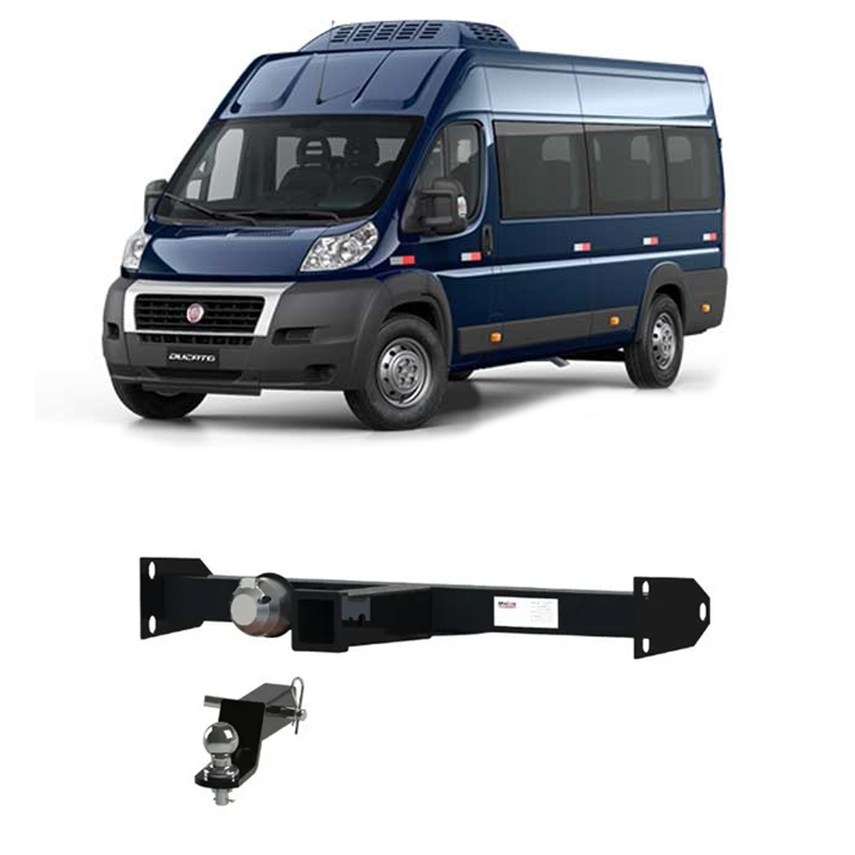 Engate Ducato 2019 Removível Braconi Capacidade de Tração: 1000 Kg - BRC-REM-FT-56