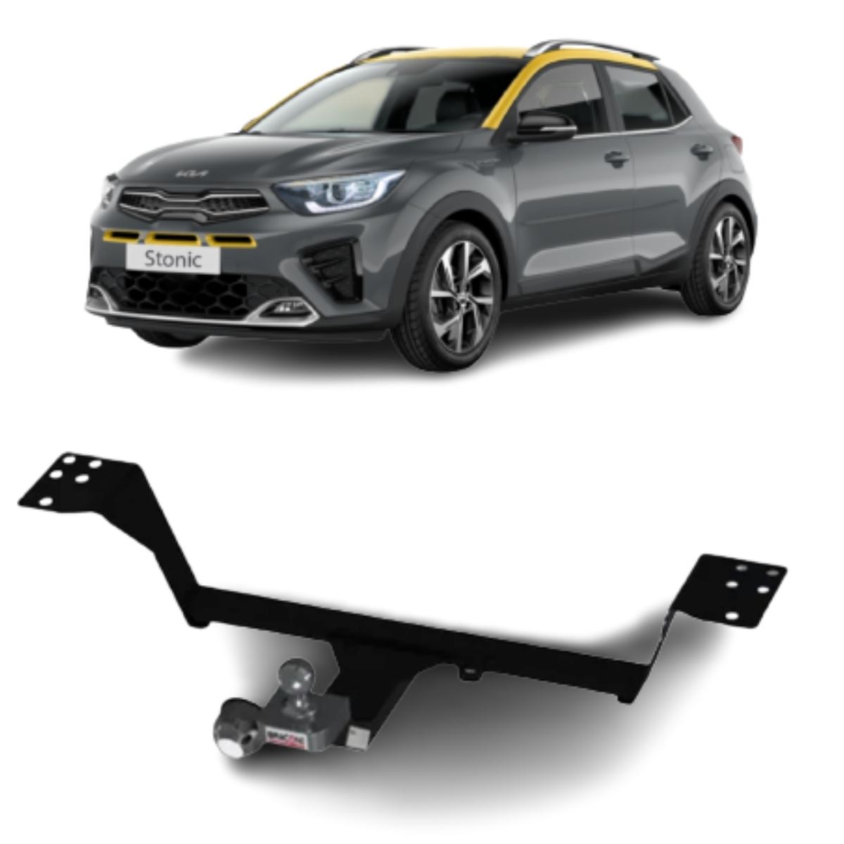 Engate Stonic - 2021-2023 Não Precisa Furar c/ Bola Cromada Tração 450kg Fixo Braconi-BRC-IM-236
