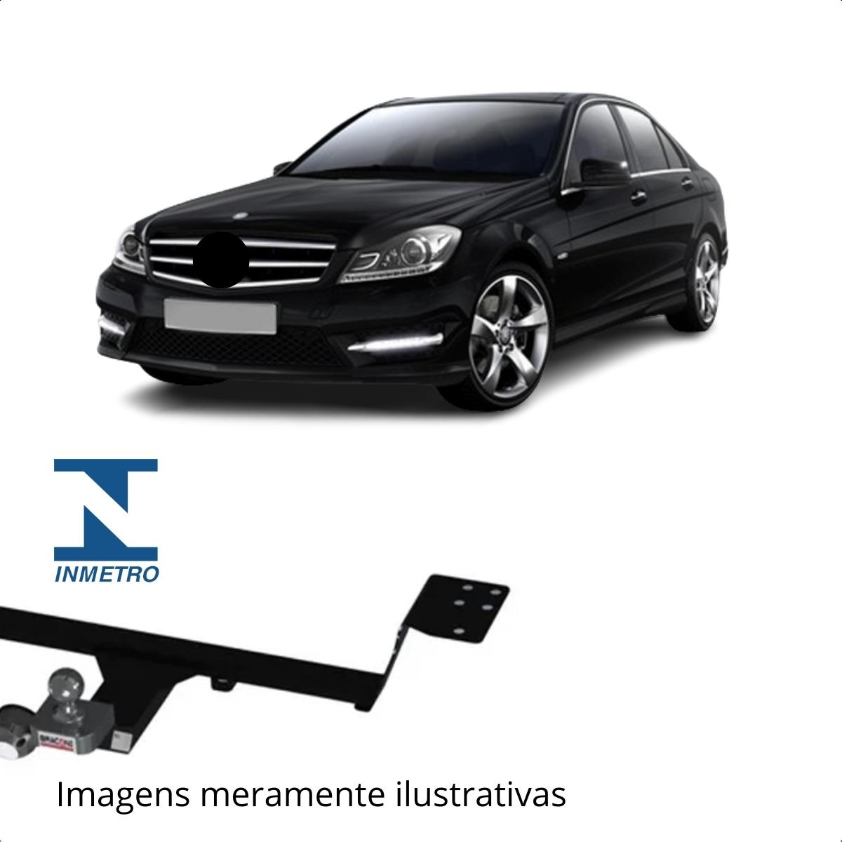 Engate Mercedes C180 Sedan 2008 até 2013 Capacidade de Tração: 600KG Braconi - BRC-IM-241