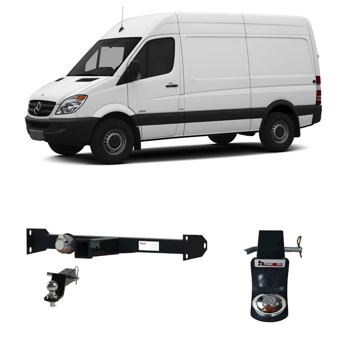 Engate Sprinter Furgão 2013/2014/2015/2016/2017/2018/2019/2020/2021 Removível - BRC-REM-IM-239