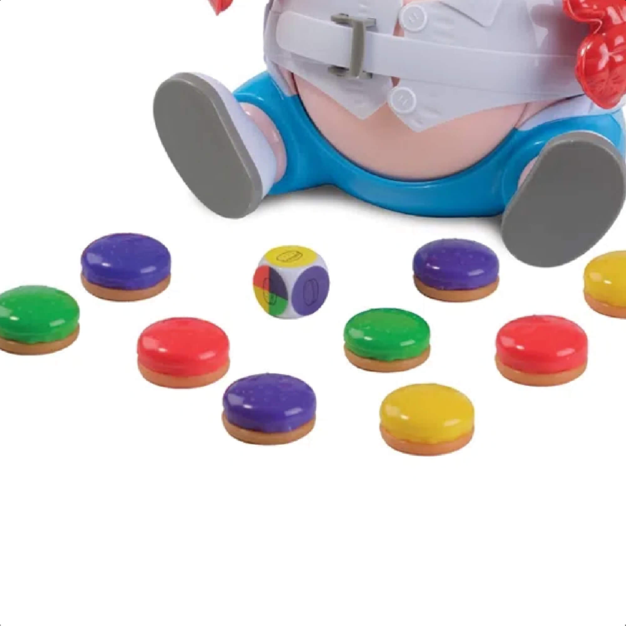 Jogo Porquinho Comilão Explode Barriga Hambúrgueres Coloridos Acima de 4 anos Multikids - BR1794