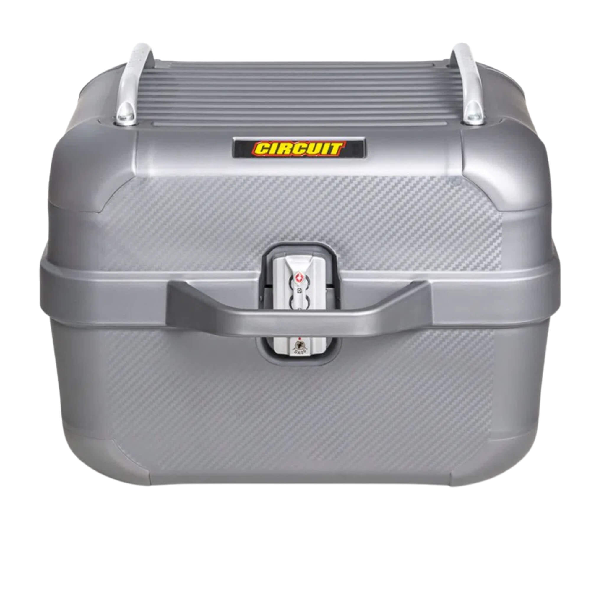 Bau Bauleto Smart para Moto com Porta USB Circuit 28 Litros até 9kgs Titanium - BA002-024